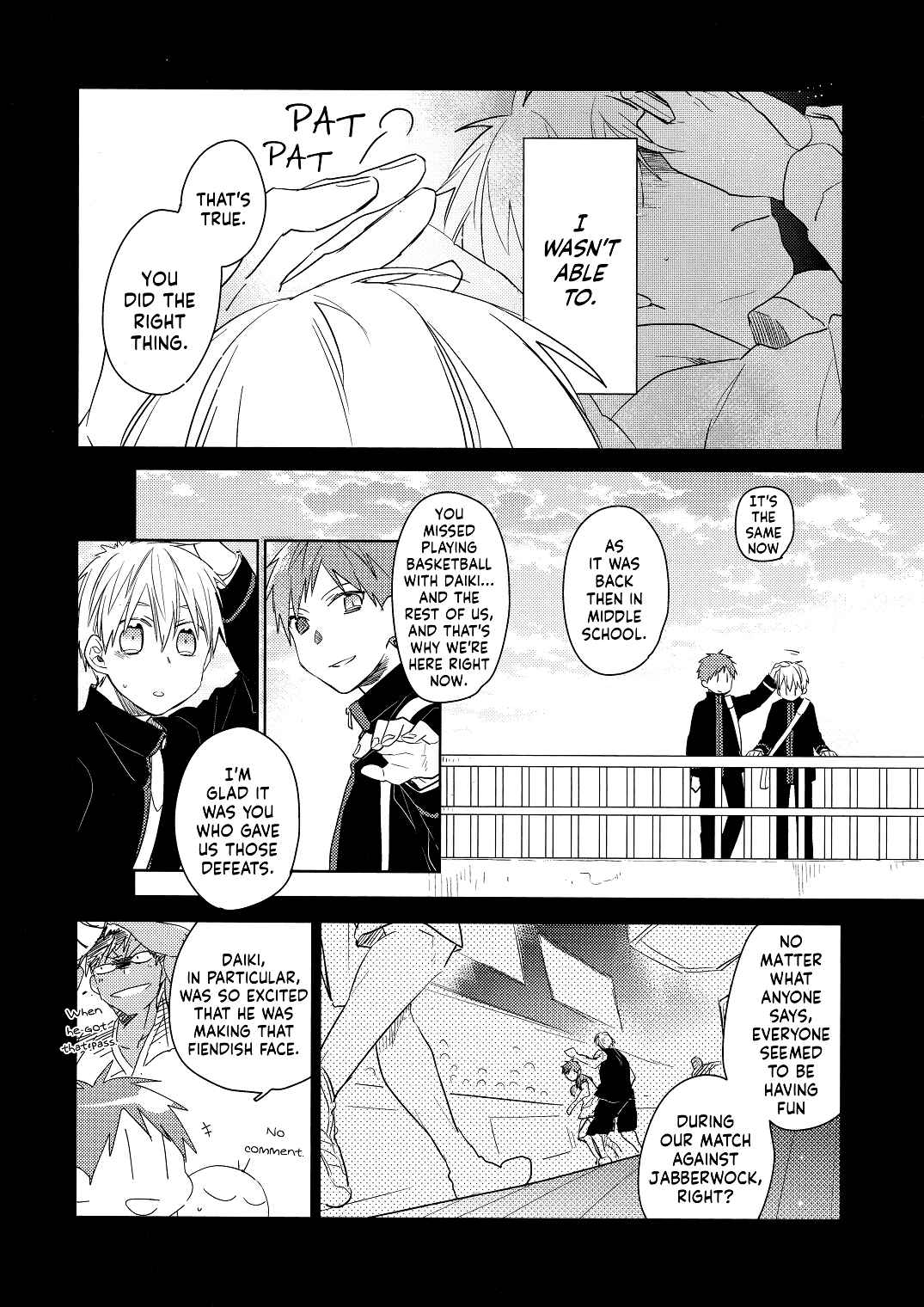Page 12 Chapter Unknown_7ff0 Kuroko no Basket - Mae no Seki no Kimi (Doujinshi)