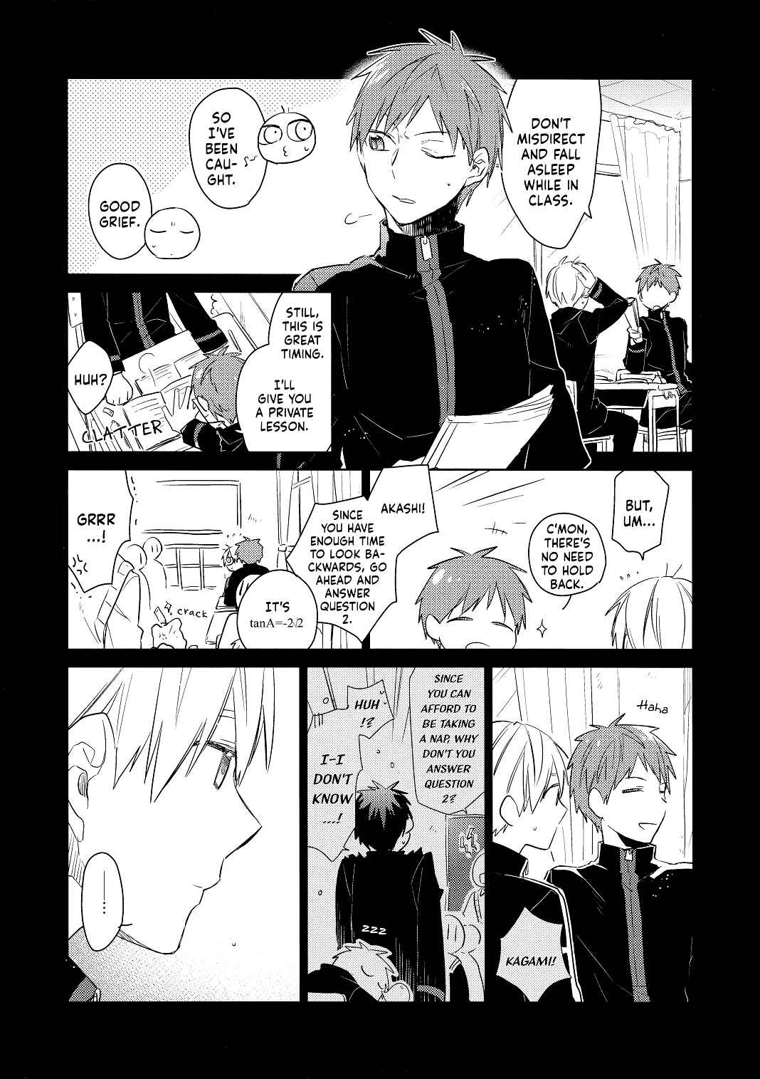 Page 5 Chapter Unknown_7ff0 Kuroko no Basket - Mae no Seki no Kimi (Doujinshi)