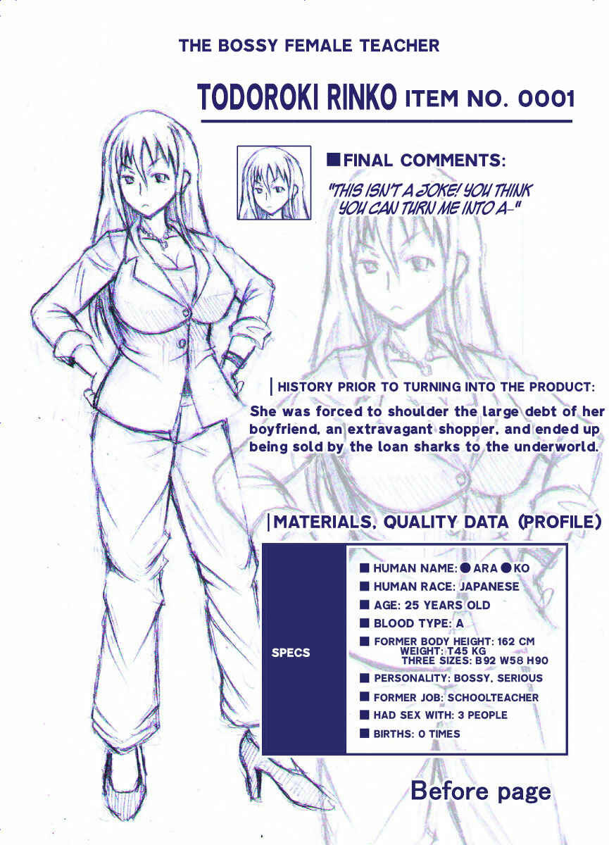 Page 1 Chapter Unknown_0d37 Discarded Plans: Female Body Modification Catalog