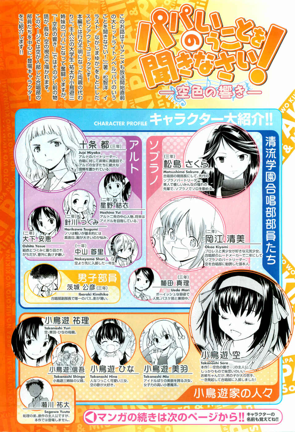 Page 4 Chapter 2 Papa no Iukoto wo Kikinasai! -Sora-iro no Hibiki-