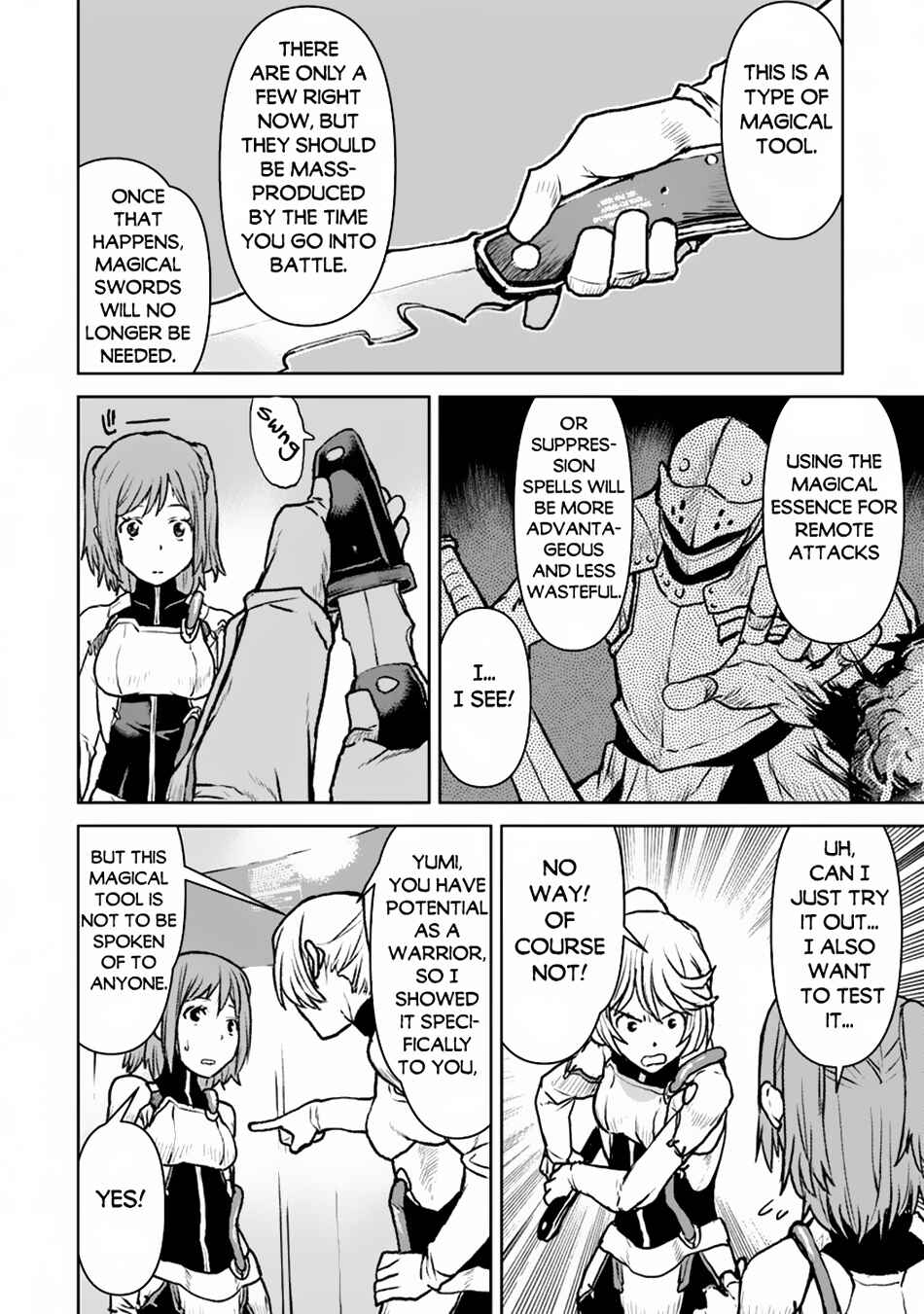 Page 9 Chapter 49.1 Kouchuugun Shikan Boukensha ni Naru
