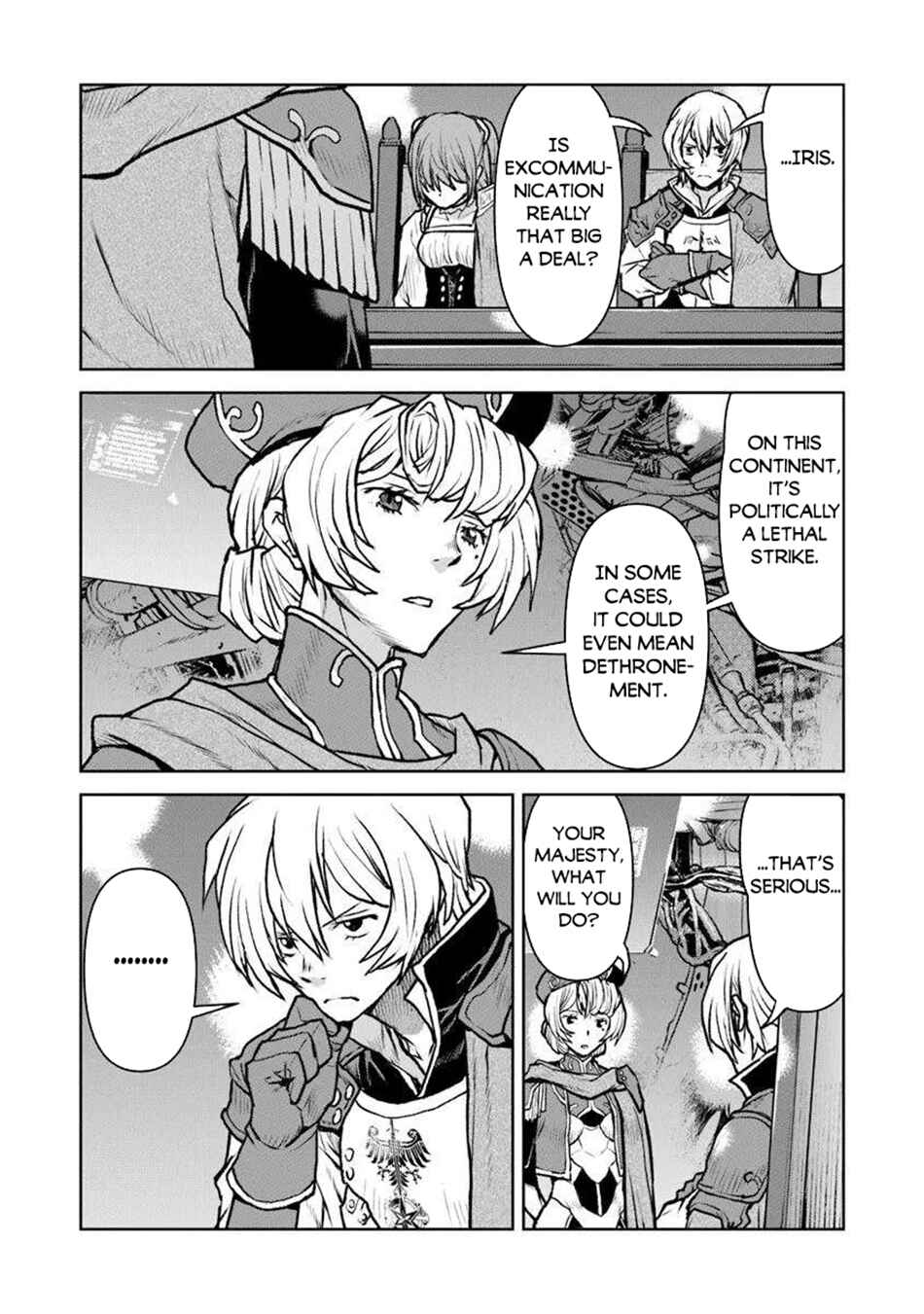 Page 11 Chapter 56 Kouchuugun Shikan Boukensha ni Naru