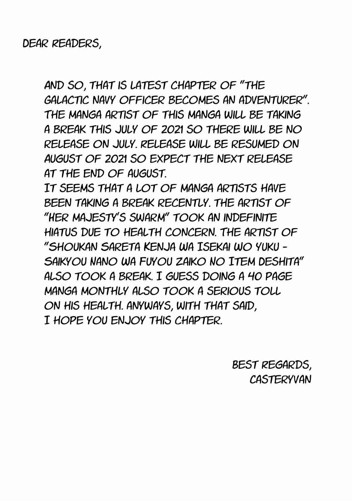 Page 21 Chapter 27 Kouchuugun Shikan Boukensha ni Naru