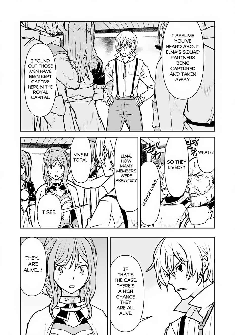 Page 9 Chapter 38 Kouchuugun Shikan Boukensha ni Naru