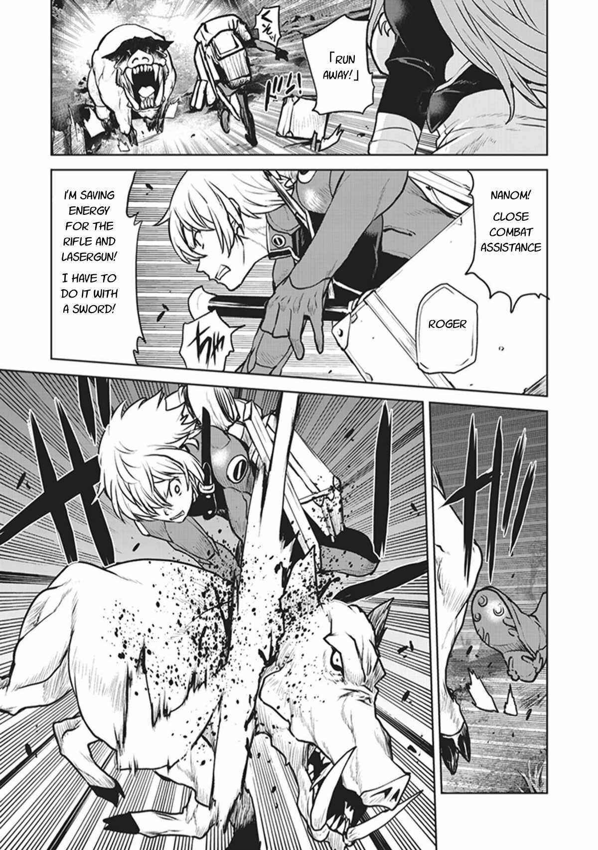 Page 7 Chapter 4 Kouchuugun Shikan Boukensha ni Naru