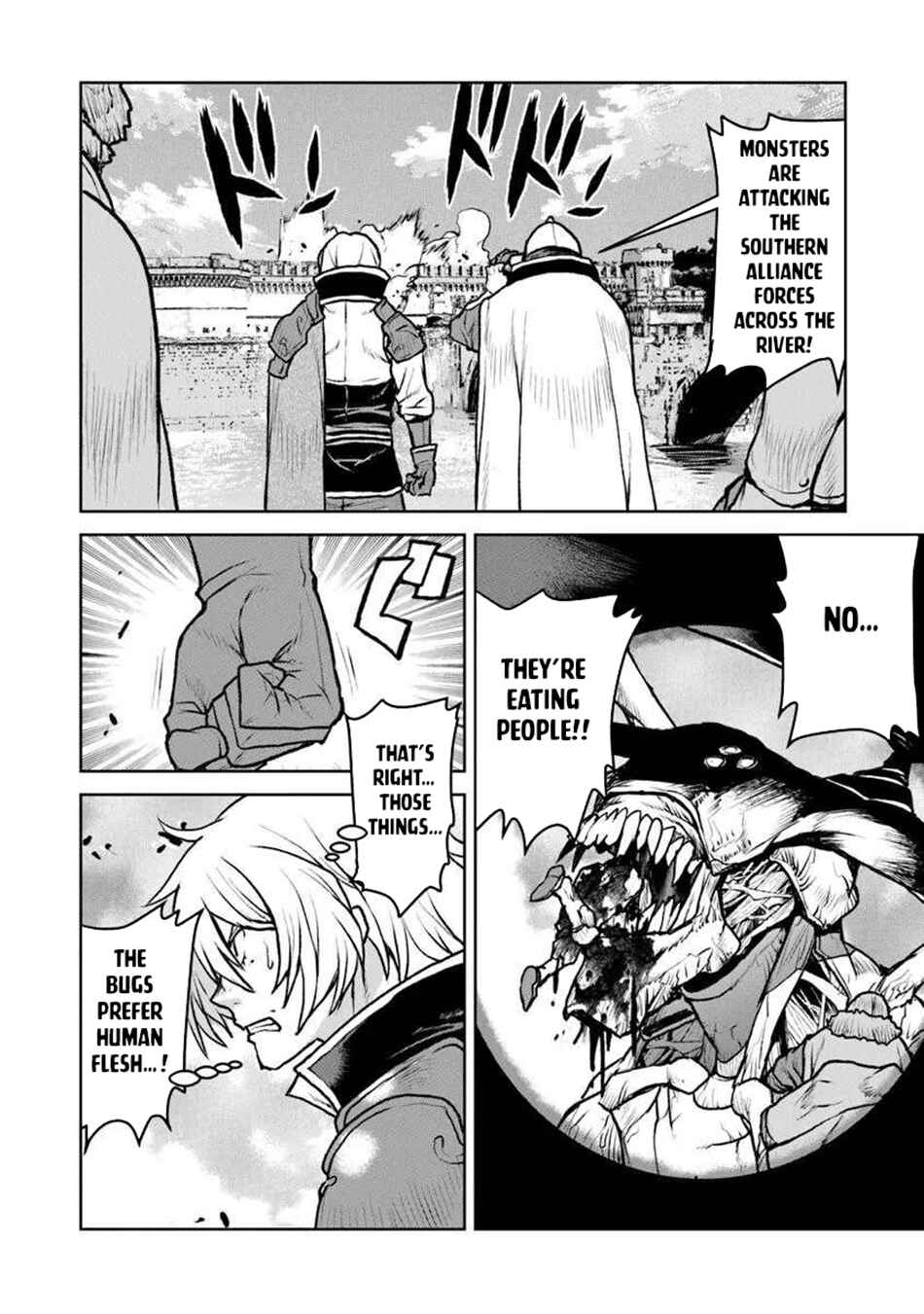 Page 13 Chapter 58 Kouchuugun Shikan Boukensha ni Naru