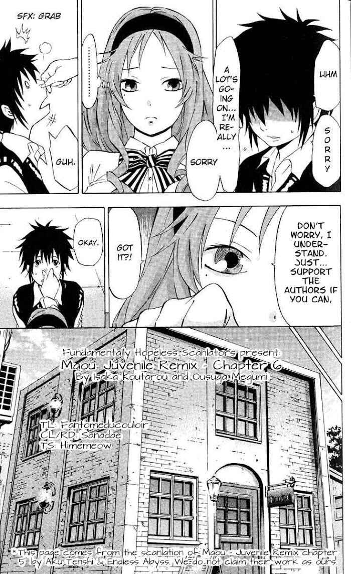 Page 1 Chapter 6 Maou - Juvenile Remix