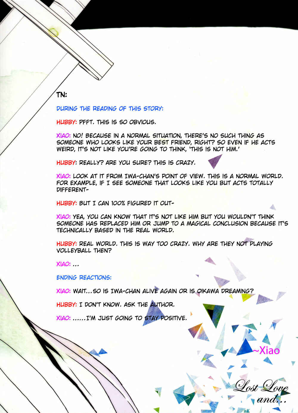 Page 28 Chapter Unknown_970b Haikyuu!! - Lost Love (Doujinshi)
