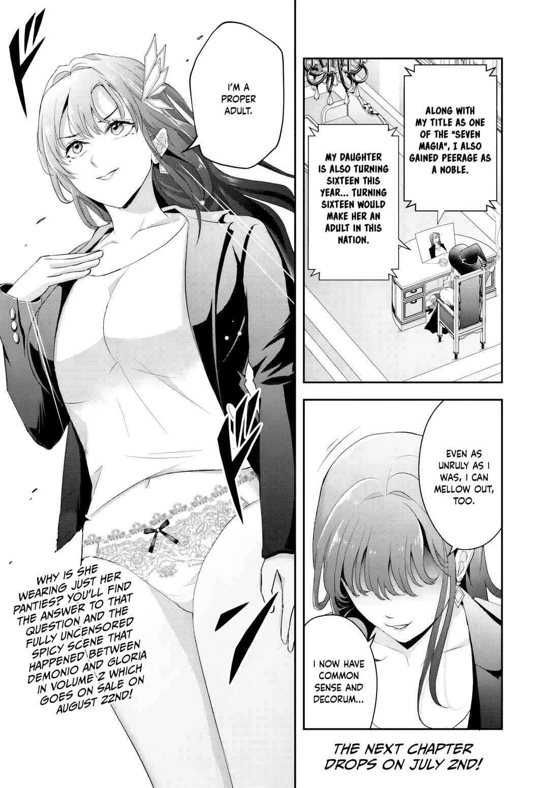 Page 14 Chapter 16.2 Sono Akuyaku Kizoku, Mama Heroine ga Suki Sugiru ~Shinshi na Doryoku de Saikyou to Nari Fuguu na Oshi Chara Tasukemakuru~