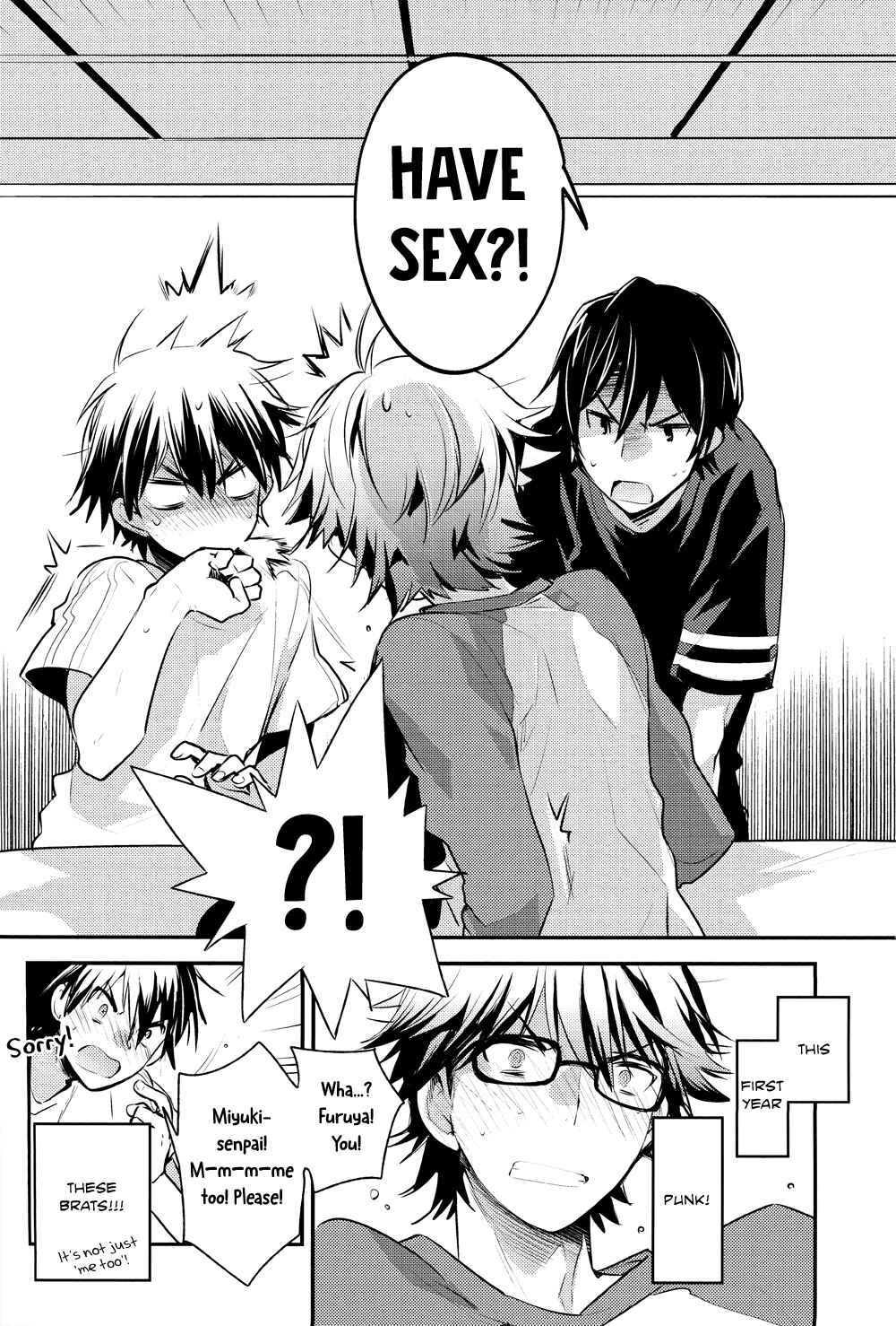 Page 14 Chapter Unknown_0158 Diamond no ace - Tsuu Sutroaiku (Doujinshi)
