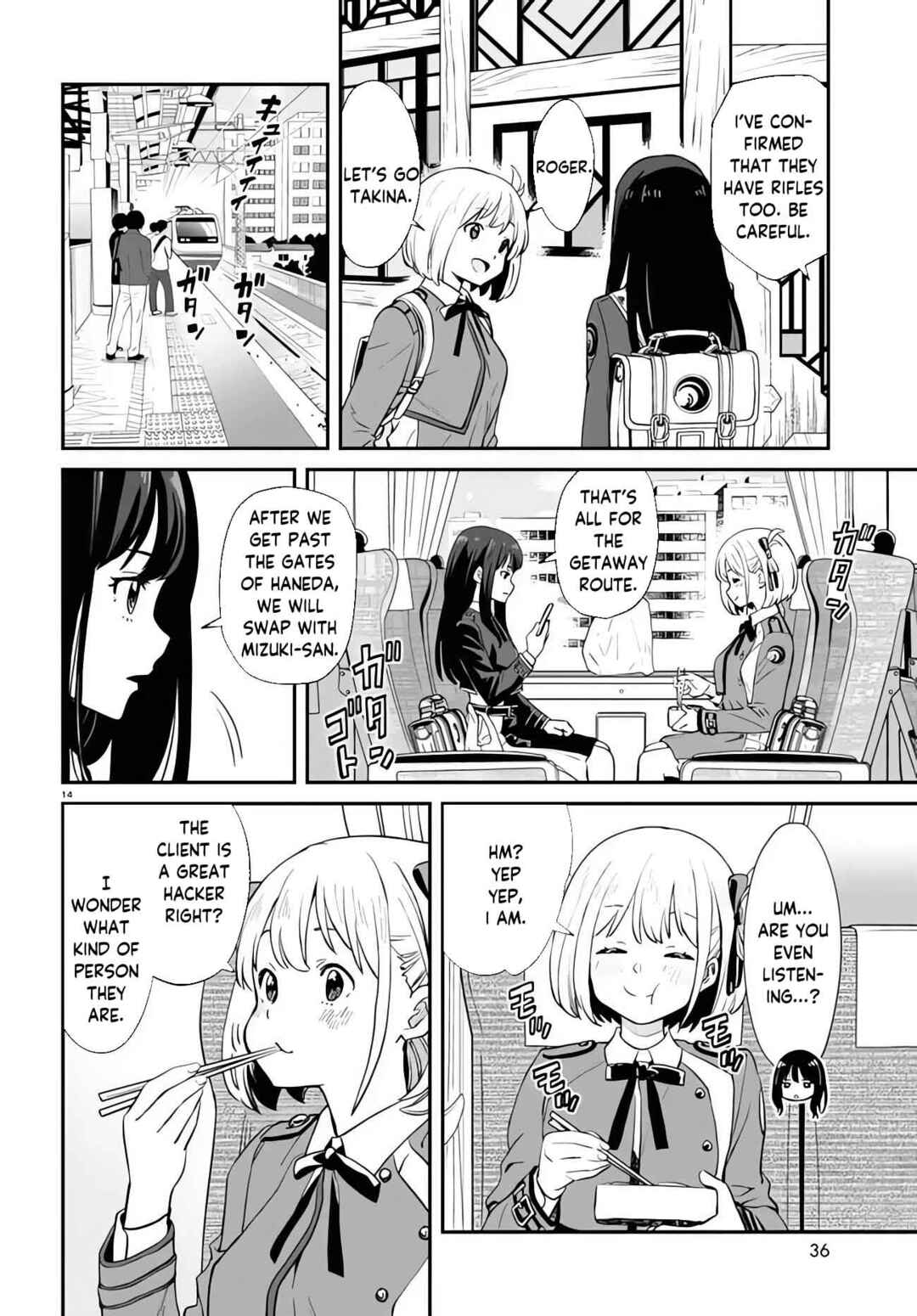 Page 14 Chapter 4 Lycoris Recoil