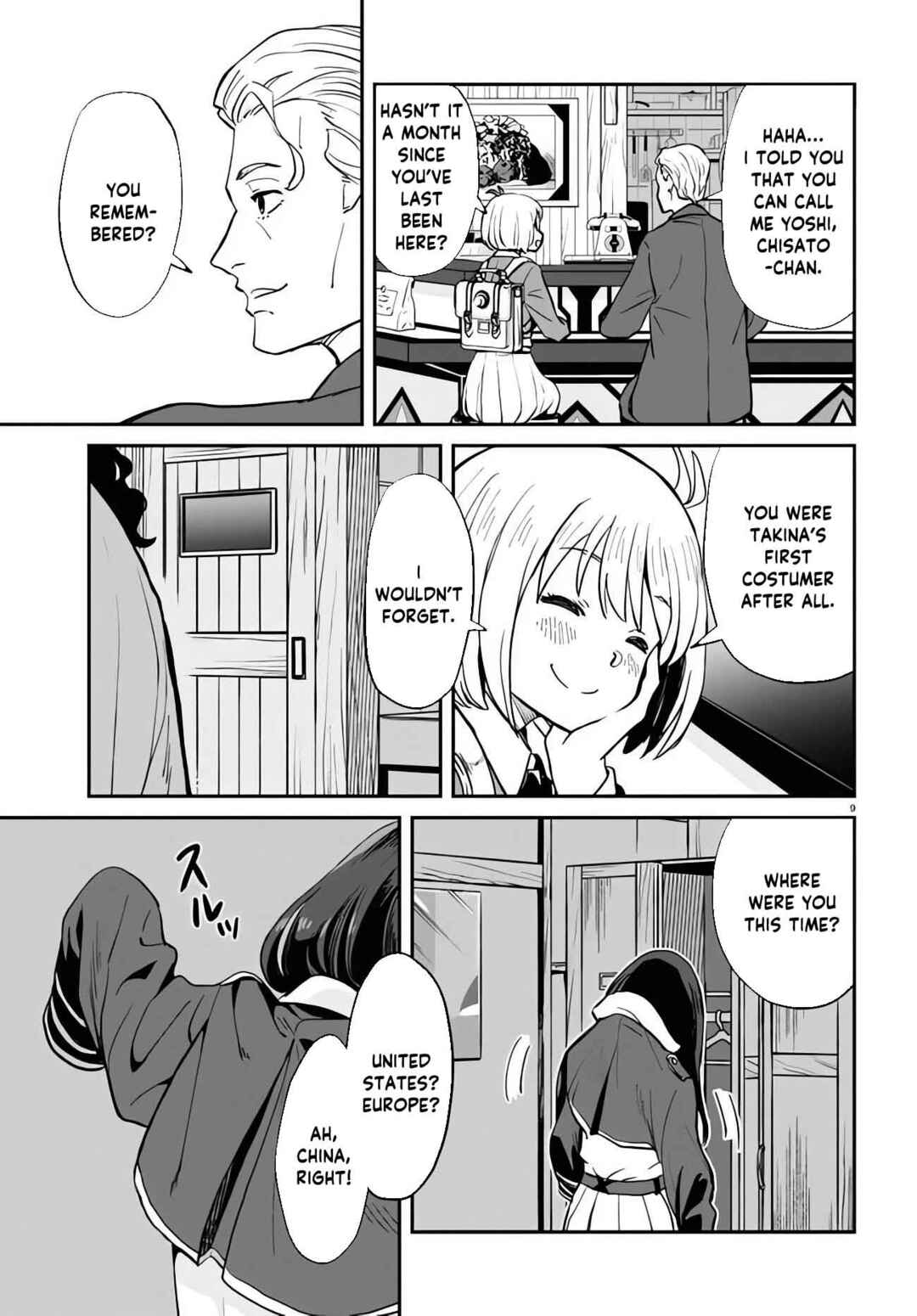 Page 9 Chapter 4 Lycoris Recoil
