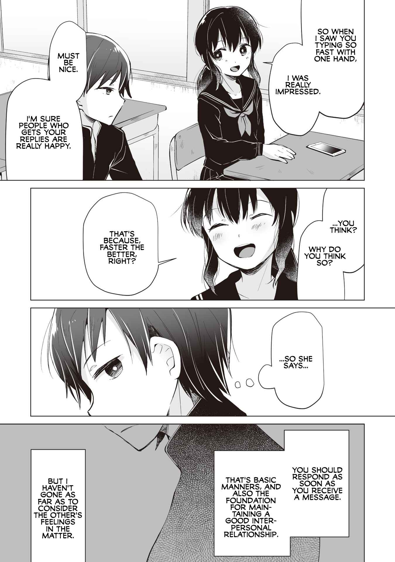 Page 4 Chapter 2 My Deskmate Sato-san