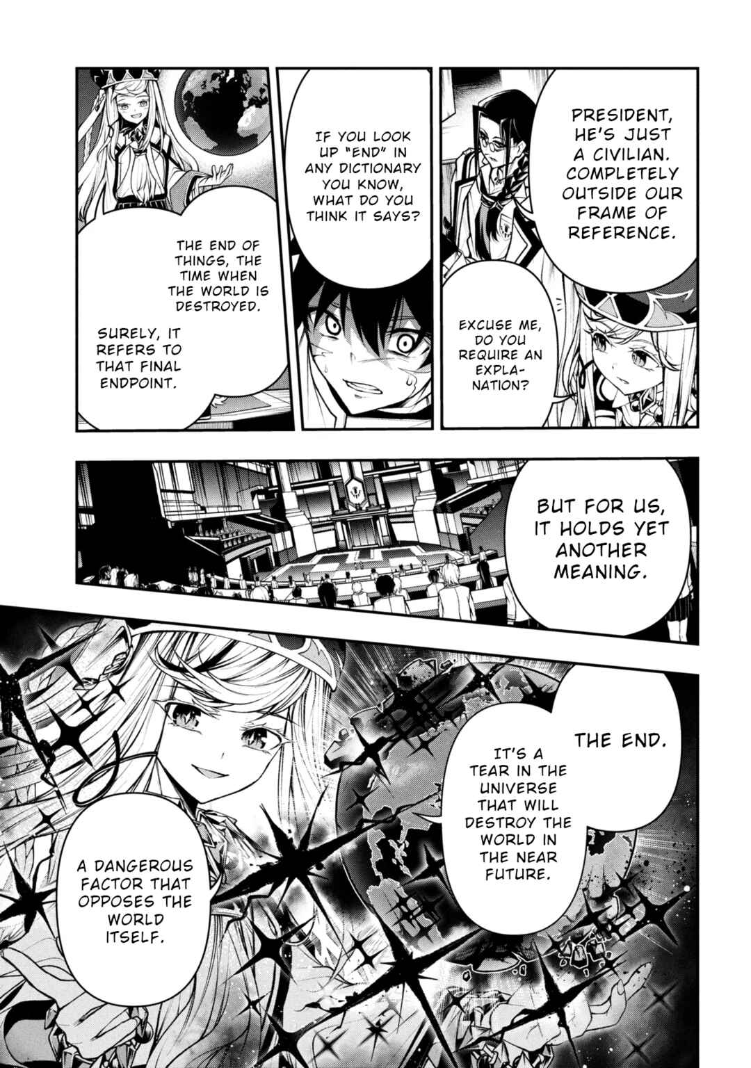 Page 13 Chapter 3.1 Kochira, Shuumatsu Teitai Iinkai.