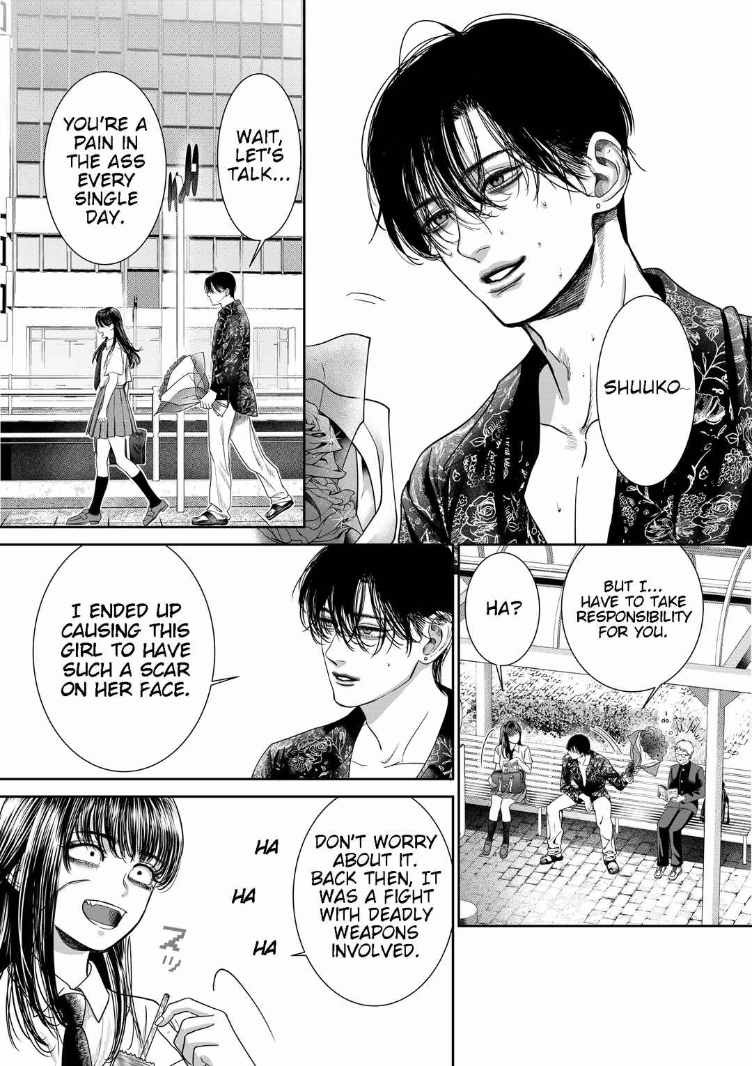 Page 2 Chapter Unknown_0e4a A Story about a Former Delinquent Girl Who Is Proposed to by a Yandere Man Whom She Got into a Fight with in the Past