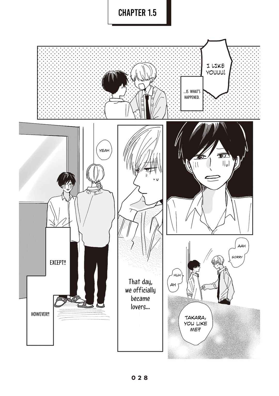 Page 5 Chapter 1.5 Takara-kun and Amagi-kun