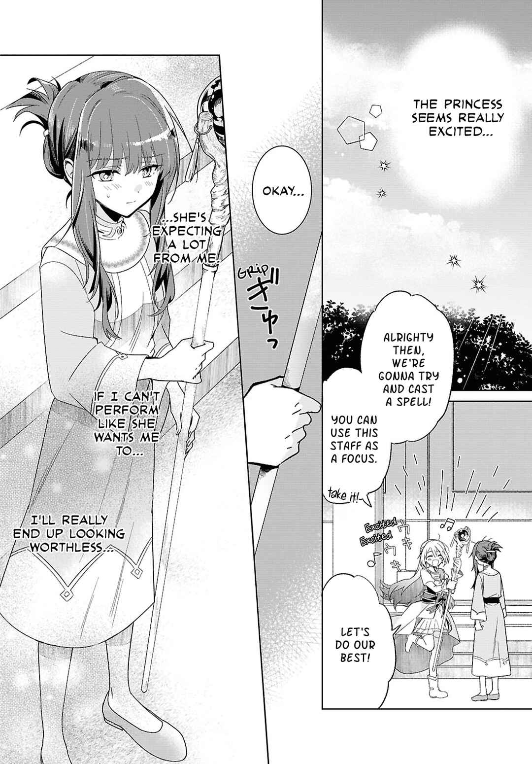 Page 12 Chapter 2 Muryoku Seijo to Munou Oujo ~Maryoku Zero de Shoukansareta Seijo no Isekai Kyuukokuki~
