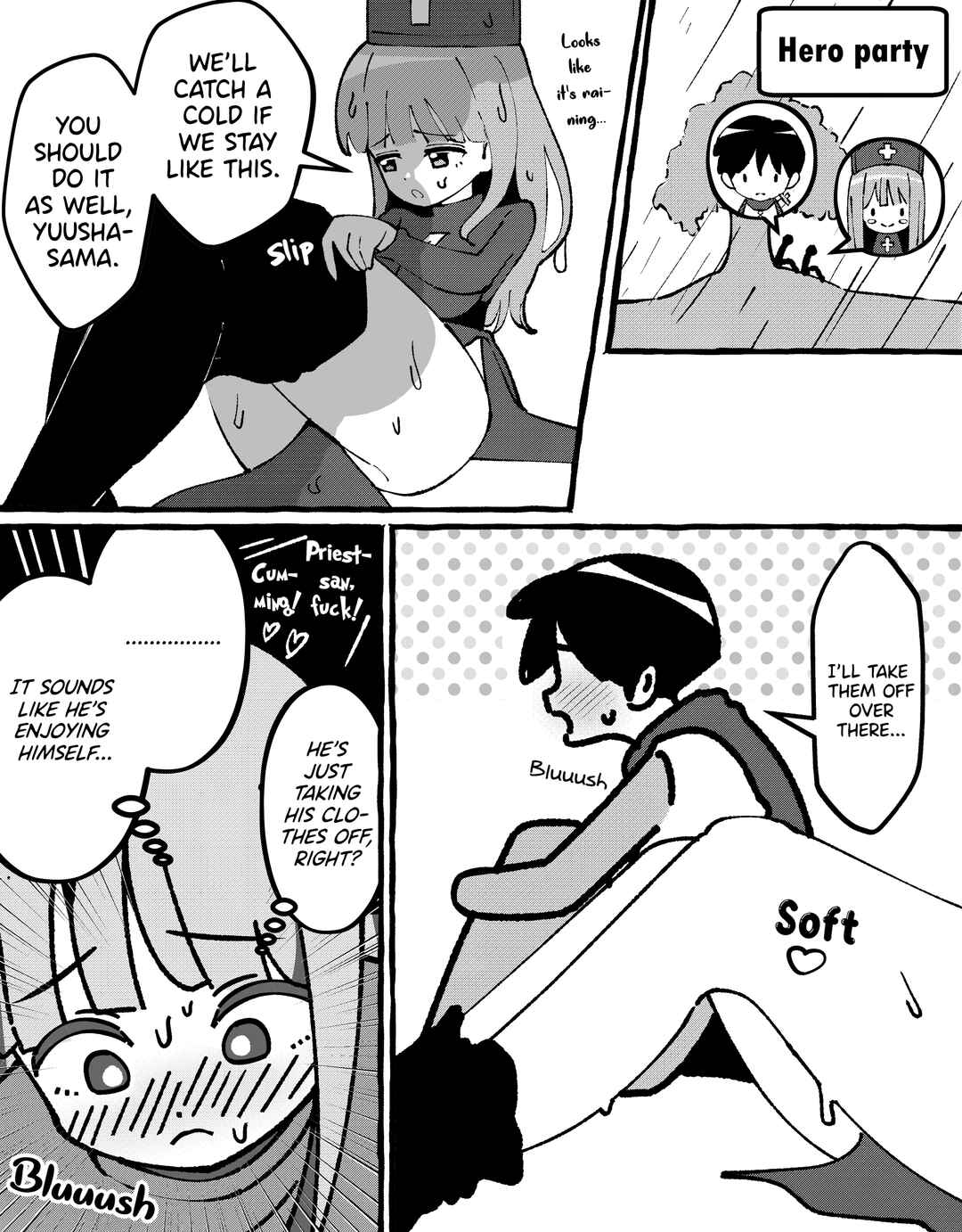 Page 1 Chapter 4 The Hero Whos Been Like This Ever Since Forming a Party with a Priestess