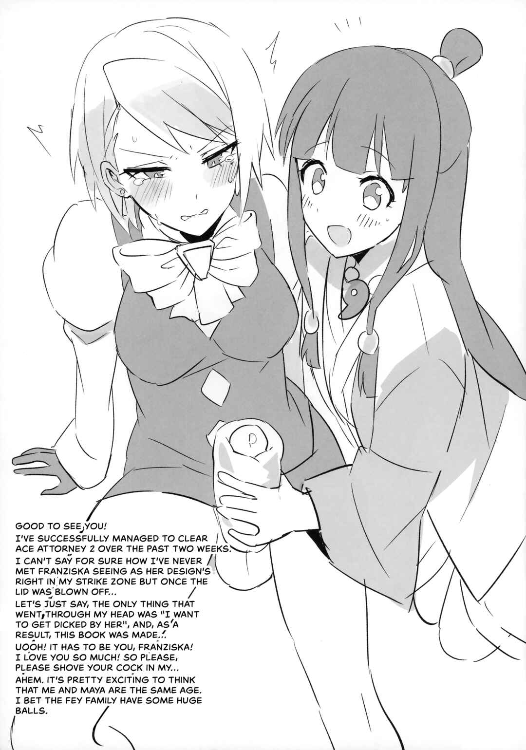 Page 13 Chapter Unknown_5f99 Ace Attorney - A Book For People Wanting to be Dicked Down by a Futanari Franziska