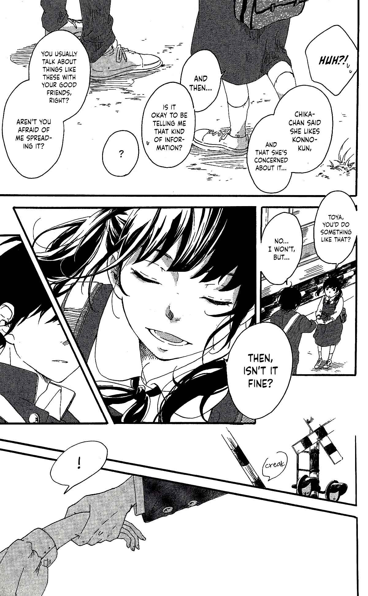 Page 23 Chapter Unknown_08b1 Fumikiri, Kimi no te, Sakuramichi