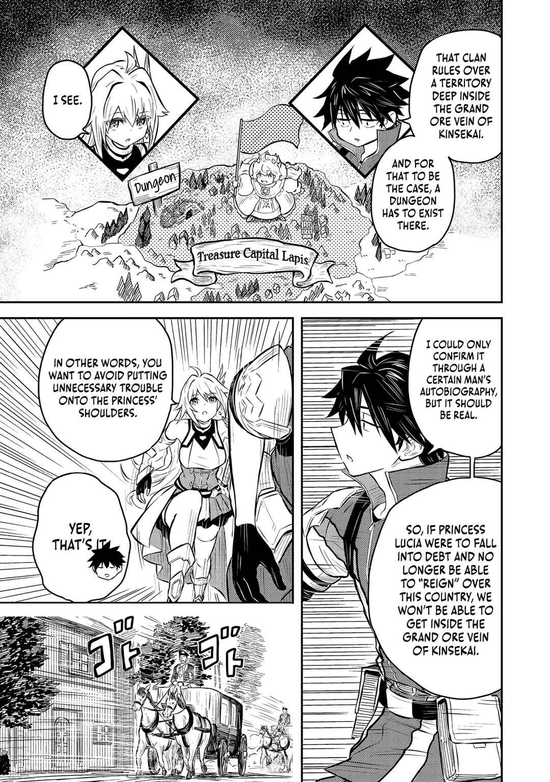 Page 14 Chapter 7 Outo One Ope Golem Master. Masakano Tsuihou!? ~Jiyuu no mi ni Nattanode Deshi no Bijin Yuusha-tachi to Issho ni Saikyou Gouremu Tsukurimasu. Modotte Koi to Iwarete mo Mou Shiran!~