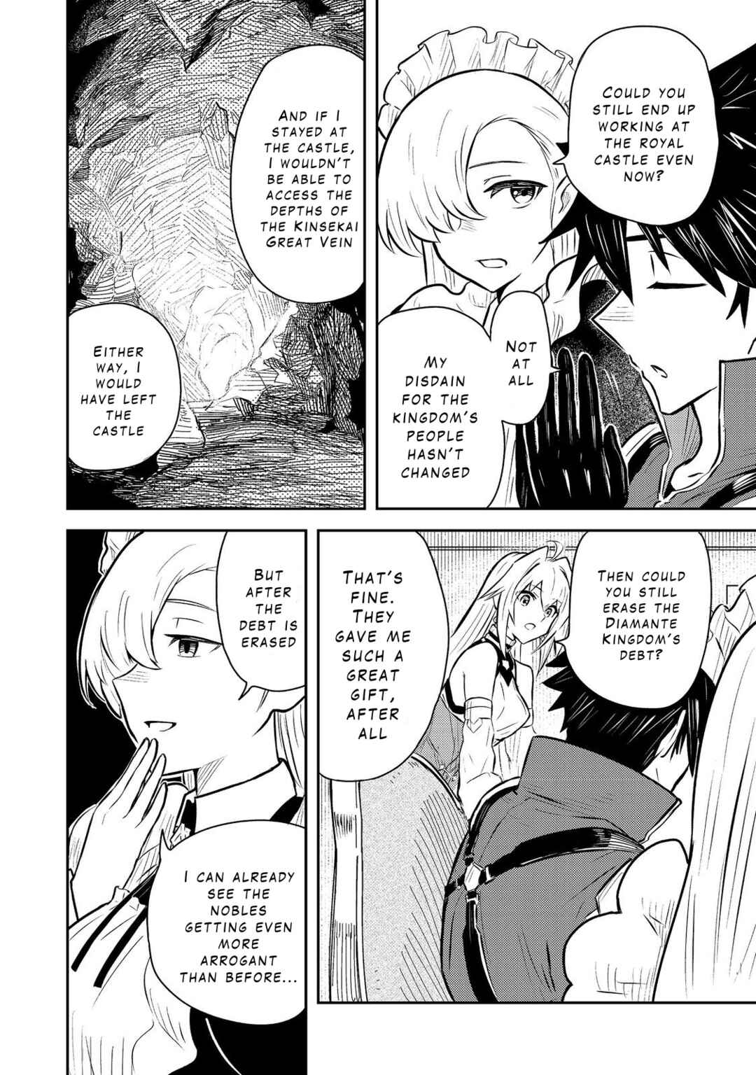 Page 28 Chapter 6 Outo One Ope Golem Master. Masakano Tsuihou!? ~Jiyuu no mi ni Nattanode Deshi no Bijin Yuusha-tachi to Issho ni Saikyou Gouremu Tsukurimasu. Modotte Koi to Iwarete mo Mou Shiran!~