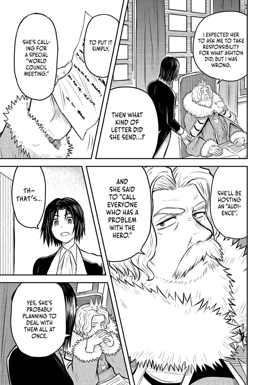 Page 4 Chapter 8 Outo One Ope Golem Master. Masakano Tsuihou!? ~Jiyuu no mi ni Nattanode Deshi no Bijin Yuusha-tachi to Issho ni Saikyou Gouremu Tsukurimasu. Modotte Koi to Iwarete mo Mou Shiran!~