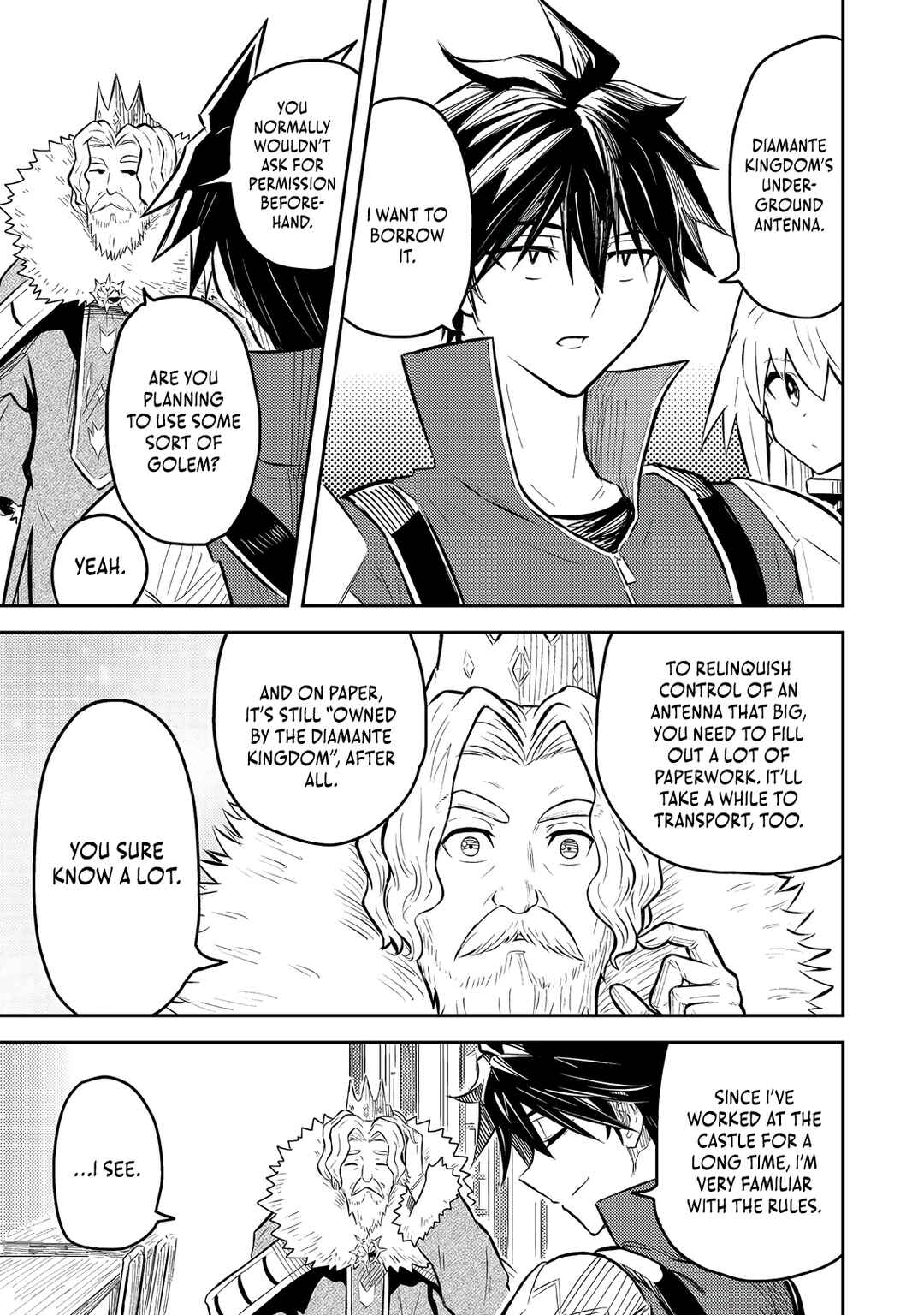 Page 40 Chapter 8 Outo One Ope Golem Master. Masakano Tsuihou!? ~Jiyuu no mi ni Nattanode Deshi no Bijin Yuusha-tachi to Issho ni Saikyou Gouremu Tsukurimasu. Modotte Koi to Iwarete mo Mou Shiran!~