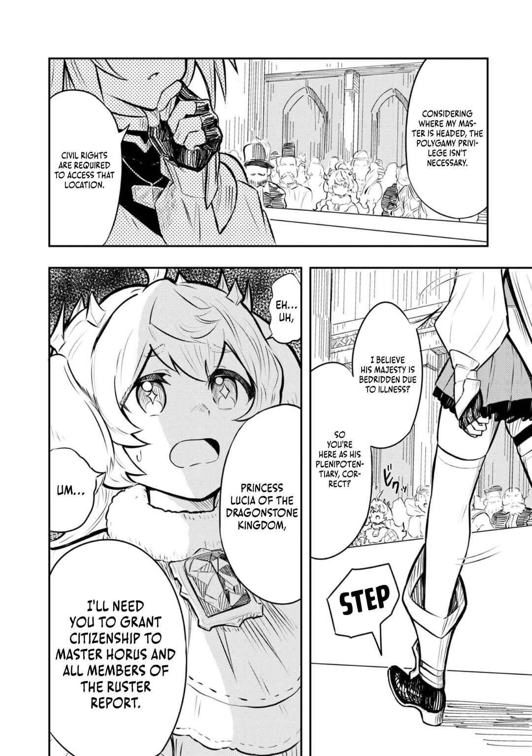 Page 5 Chapter 2 Outo One Ope Golem Master. Masakano Tsuihou!? ~Jiyuu no mi ni Nattanode Deshi no Bijin Yuusha-tachi to Issho ni Saikyou Gouremu Tsukurimasu. Modotte Koi to Iwarete mo Mou Shiran!~