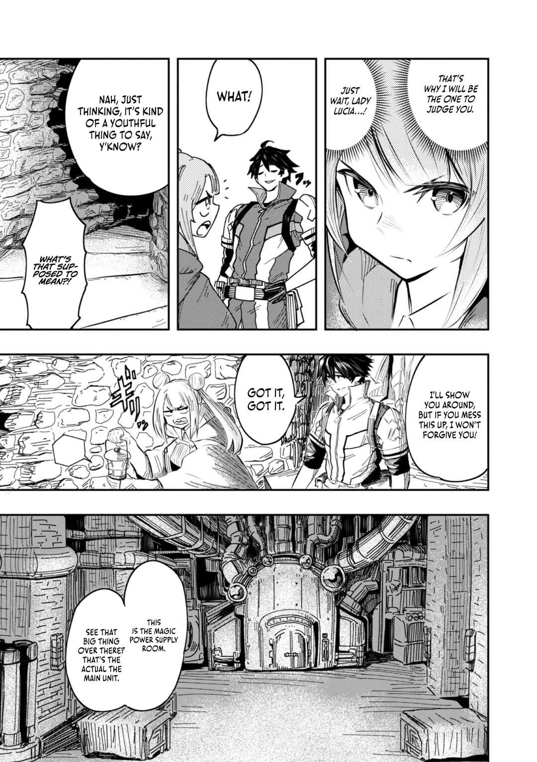Page 7 Chapter 3 Outo One Ope Golem Master. Masakano Tsuihou!? ~Jiyuu no mi ni Nattanode Deshi no Bijin Yuusha-tachi to Issho ni Saikyou Gouremu Tsukurimasu. Modotte Koi to Iwarete mo Mou Shiran!~