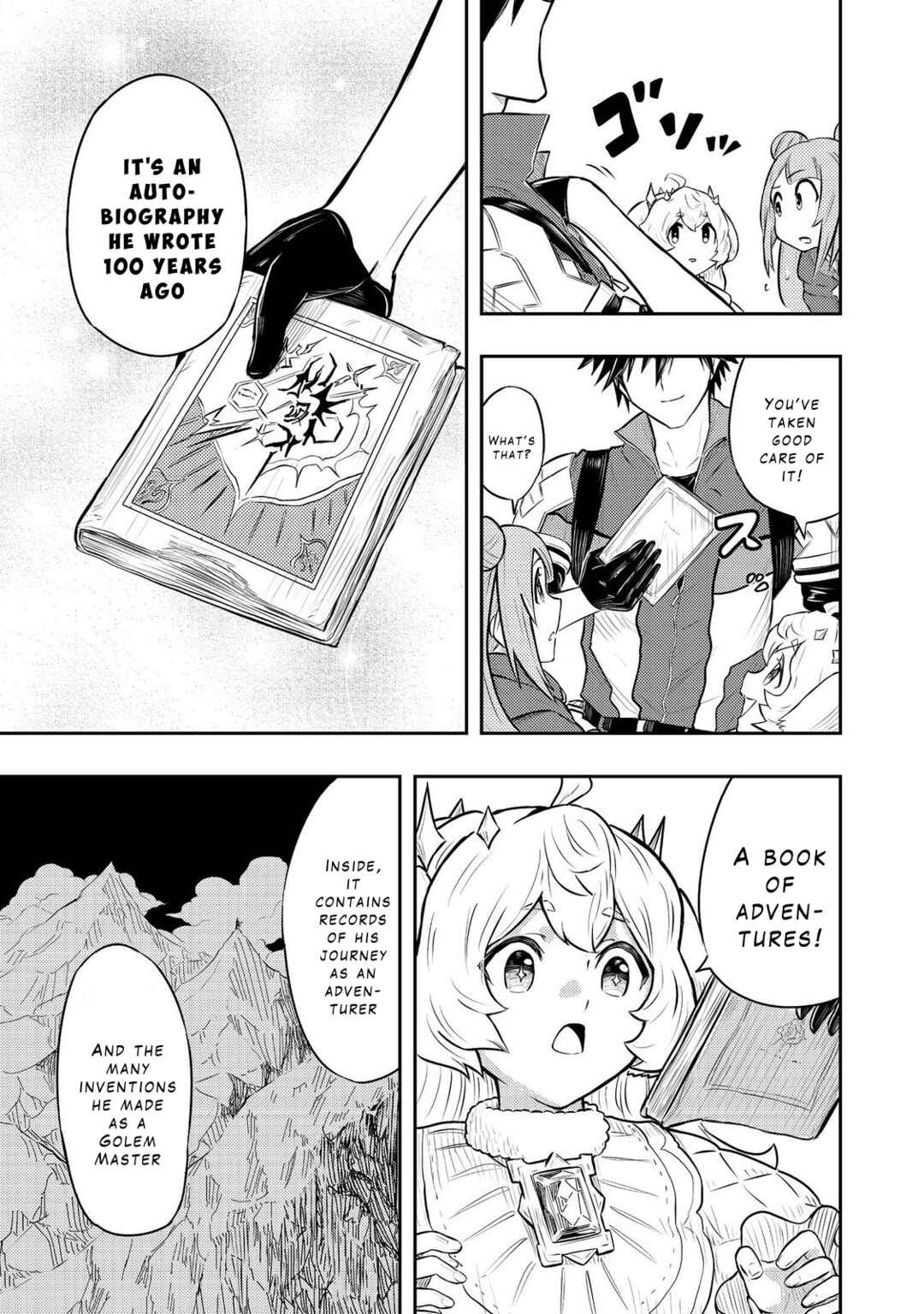 Page 11 Chapter 4 Outo One Ope Golem Master. Masakano Tsuihou!? ~Jiyuu no mi ni Nattanode Deshi no Bijin Yuusha-tachi to Issho ni Saikyou Gouremu Tsukurimasu. Modotte Koi to Iwarete mo Mou Shiran!~