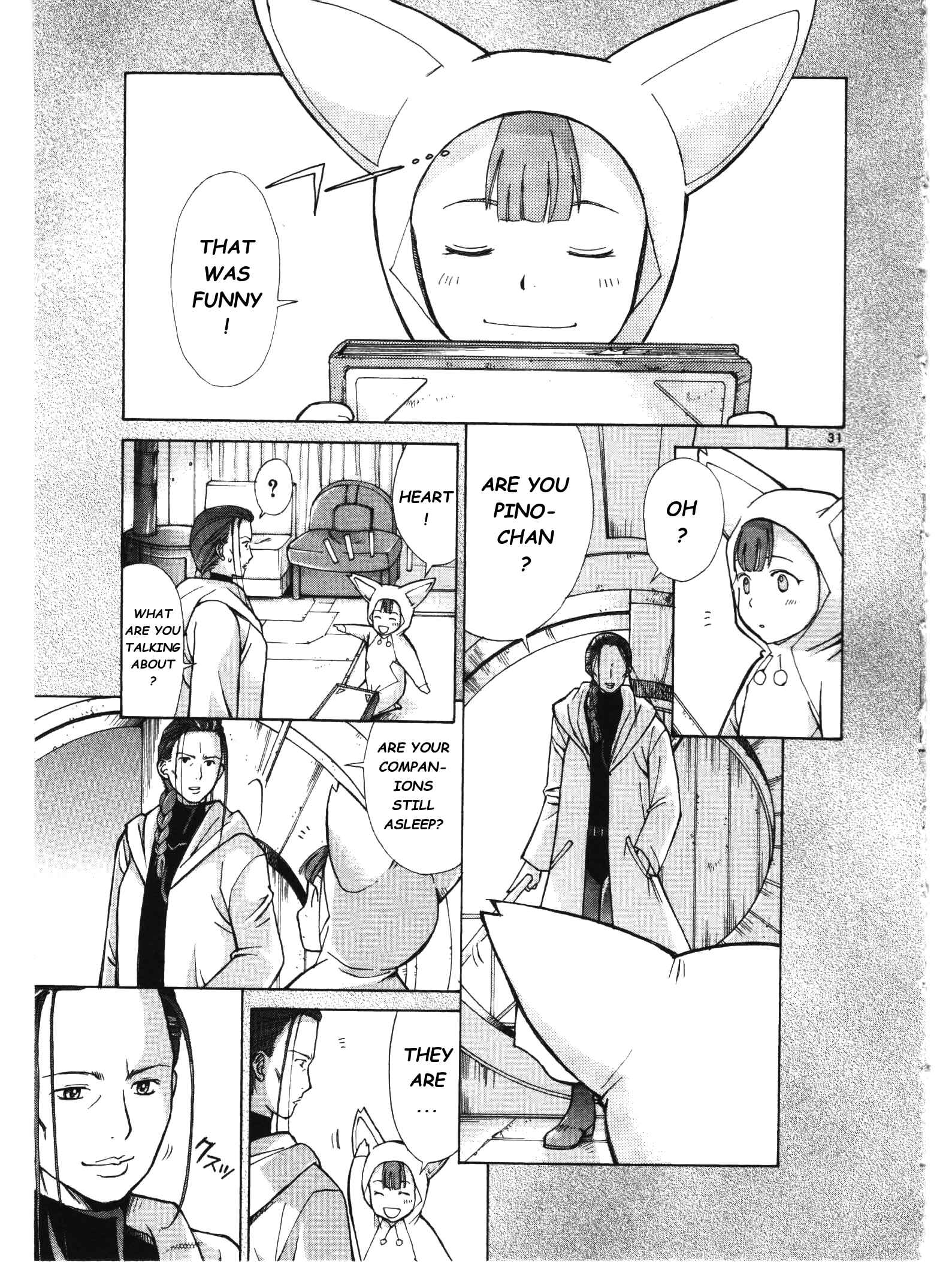 Page 32 Chapter 4 Ergo Proxy - Centzon Hitchers and Undertaker