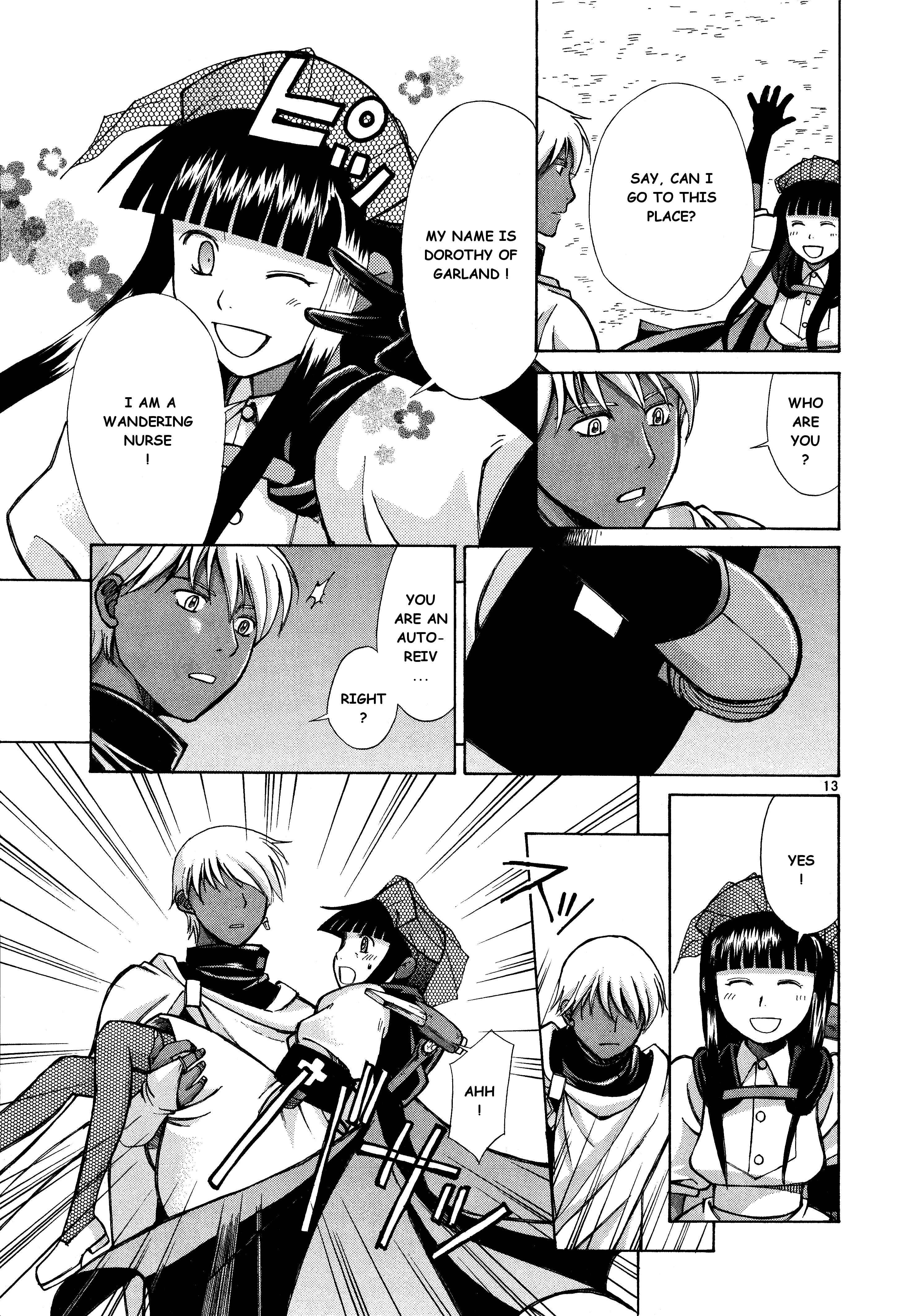 Page 14 Chapter 8 Ergo Proxy - Centzon Hitchers and Undertaker