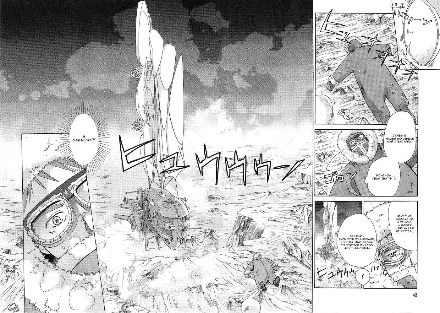 Page 45 Chapter 1 Ergo Proxy - Centzon Hitchers and Undertaker