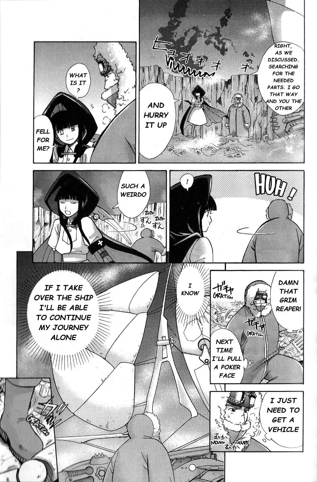 Page 10 Chapter 2 Ergo Proxy - Centzon Hitchers and Undertaker