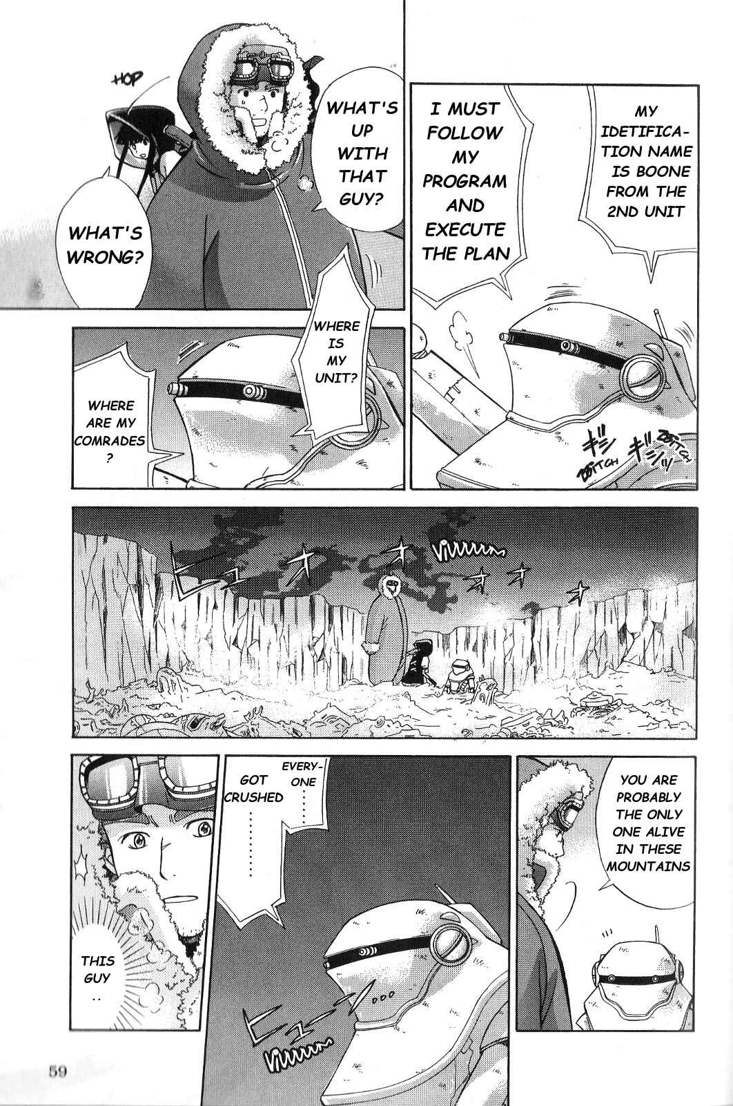 Page 12 Chapter 2 Ergo Proxy - Centzon Hitchers and Undertaker