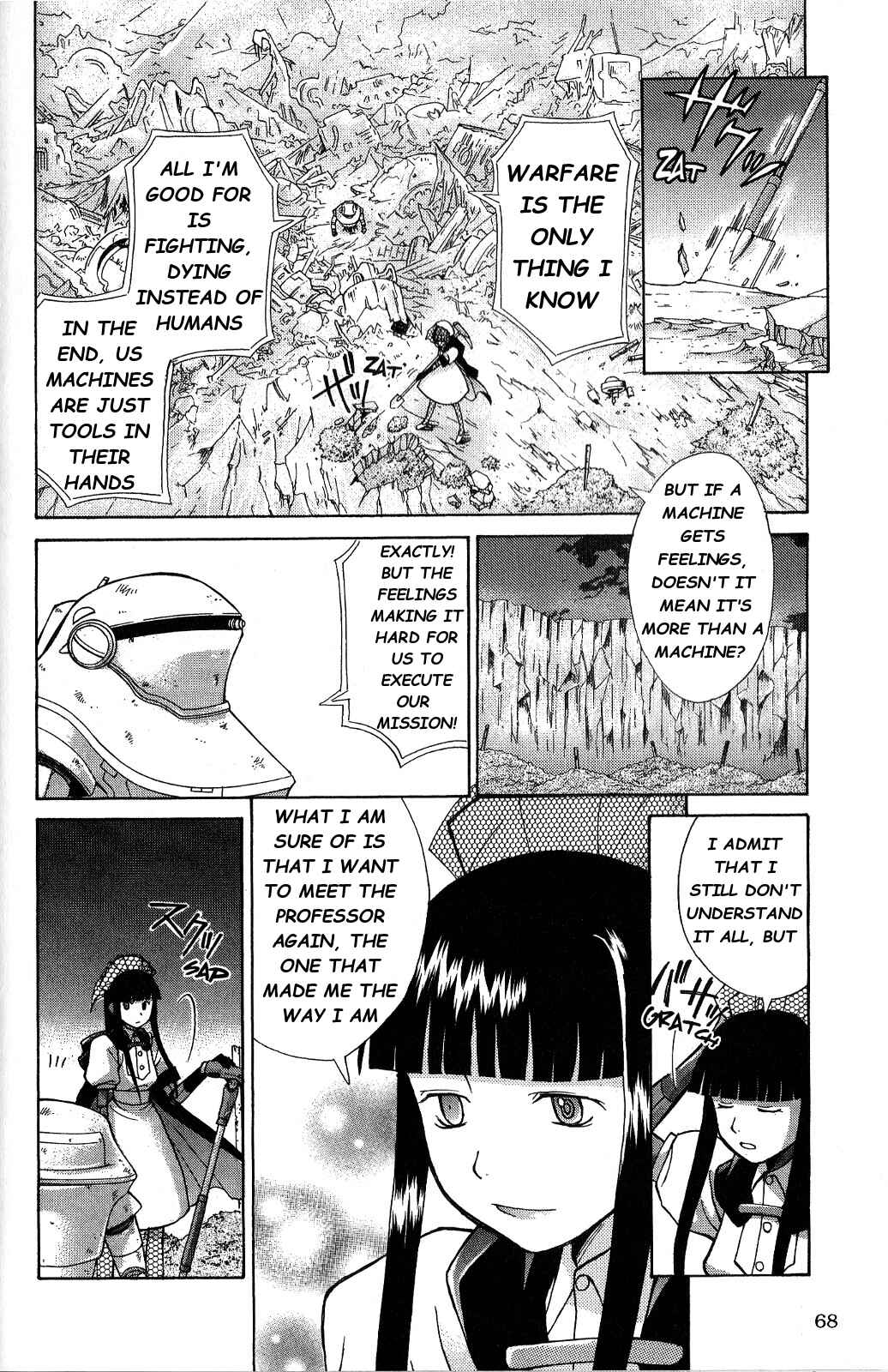 Page 21 Chapter 2 Ergo Proxy - Centzon Hitchers and Undertaker