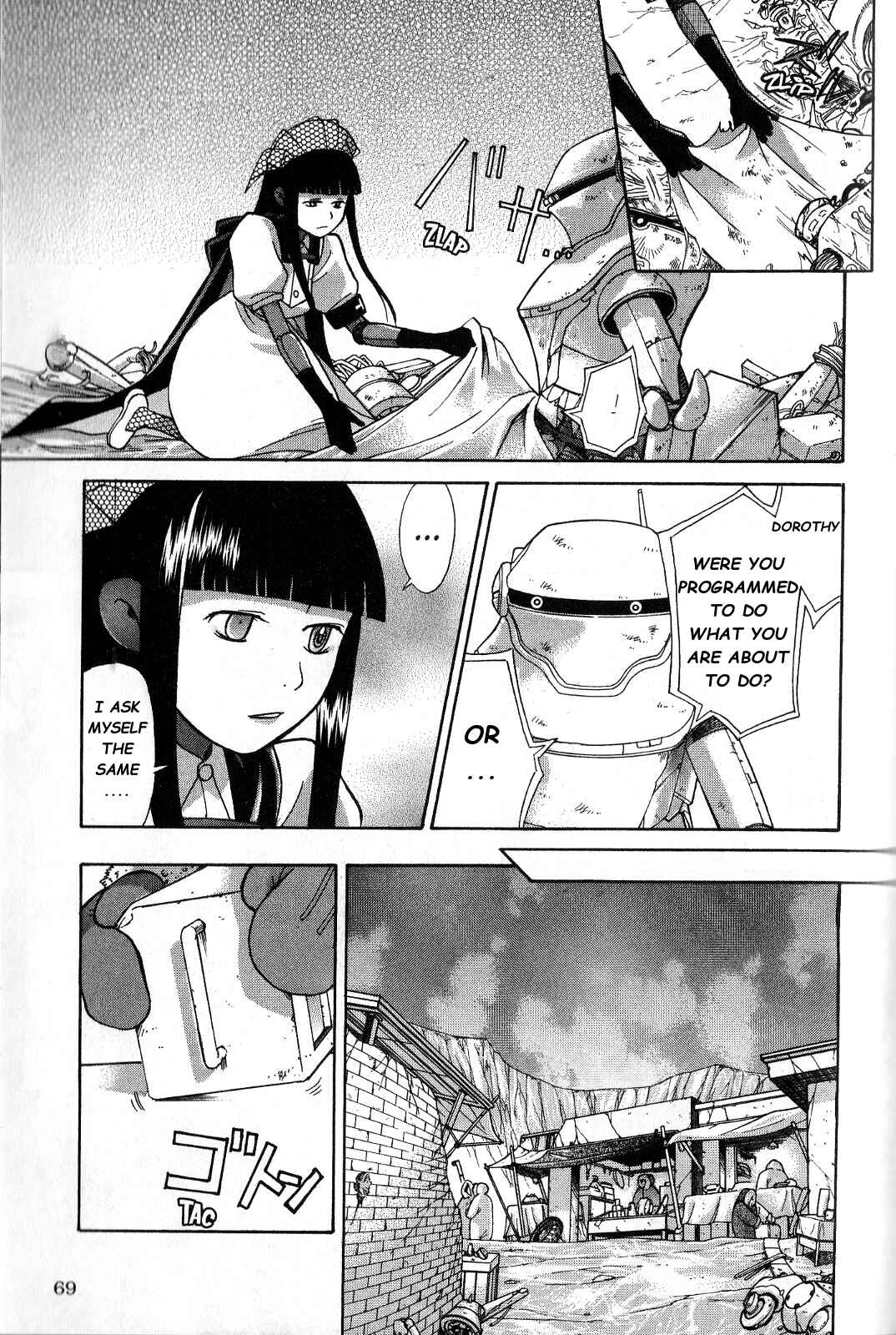 Page 22 Chapter 2 Ergo Proxy - Centzon Hitchers and Undertaker