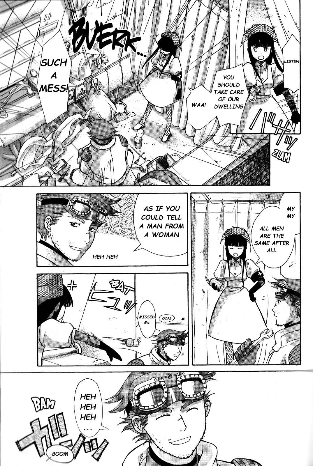Page 6 Chapter 2 Ergo Proxy - Centzon Hitchers and Undertaker