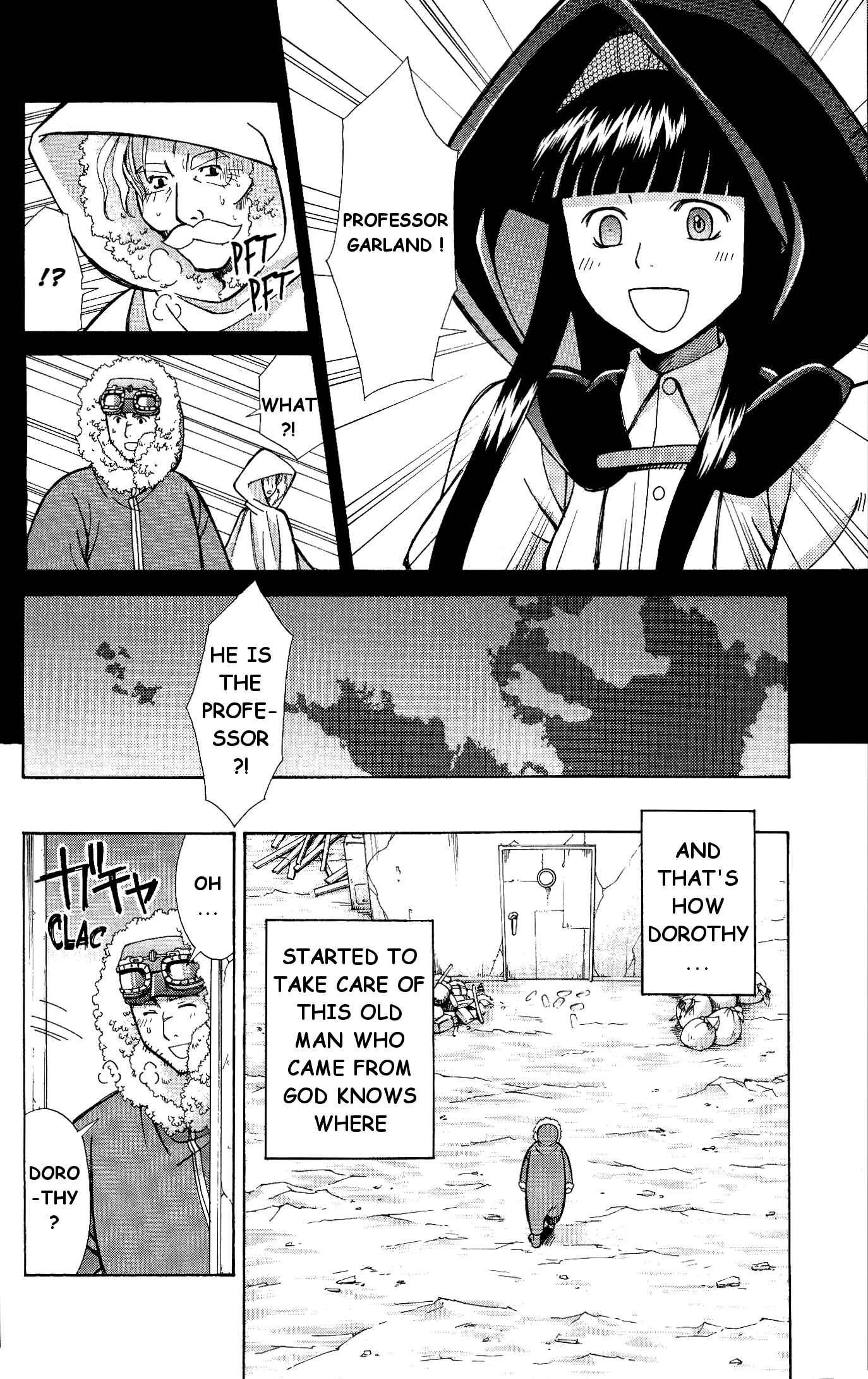 Page 20 Chapter 6 Ergo Proxy - Centzon Hitchers and Undertaker