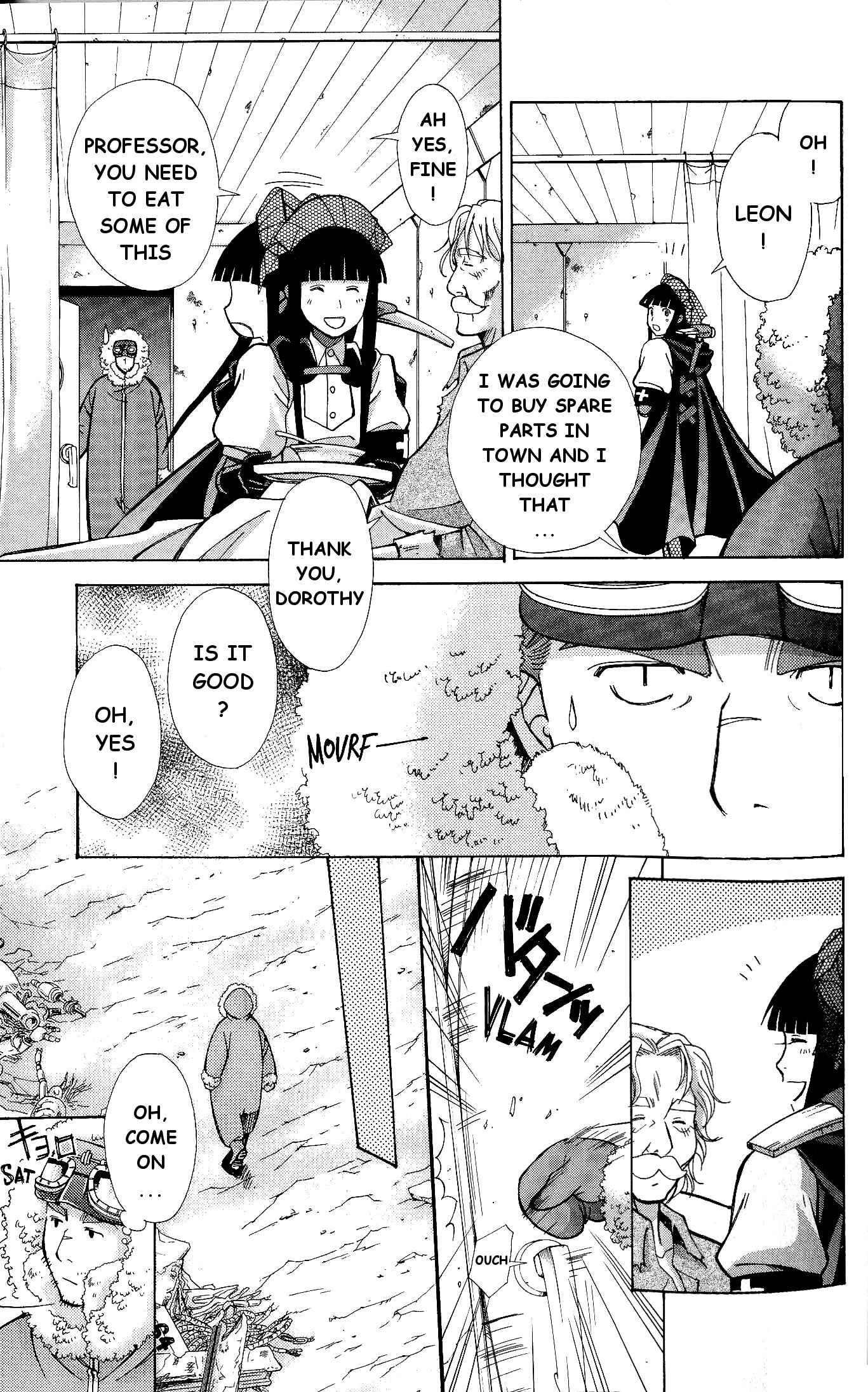 Page 21 Chapter 6 Ergo Proxy - Centzon Hitchers and Undertaker