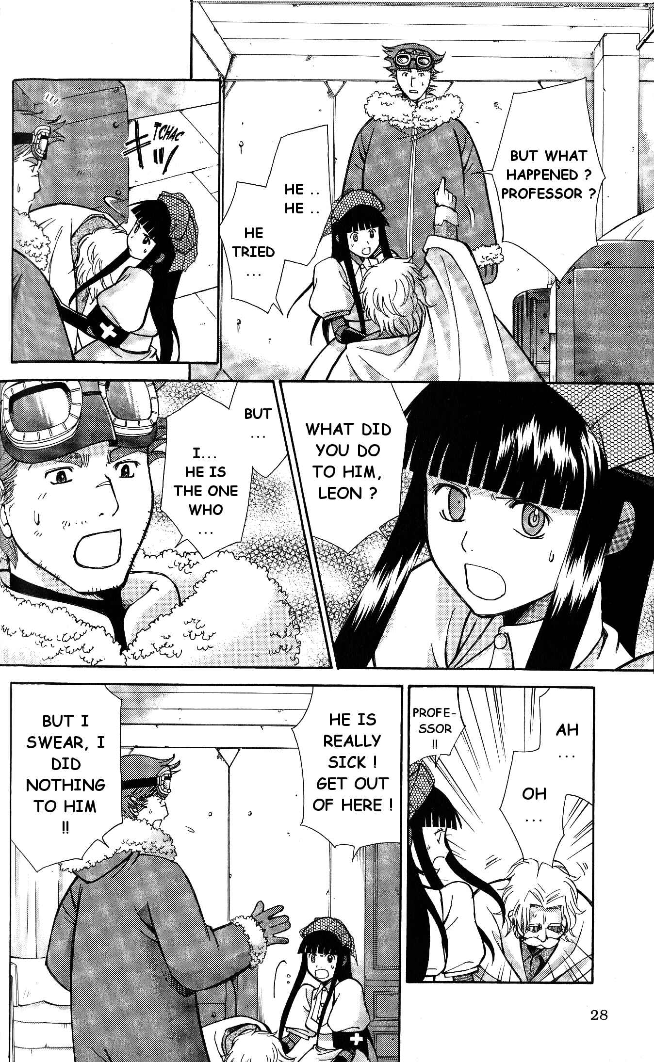 Page 28 Chapter 6 Ergo Proxy - Centzon Hitchers and Undertaker