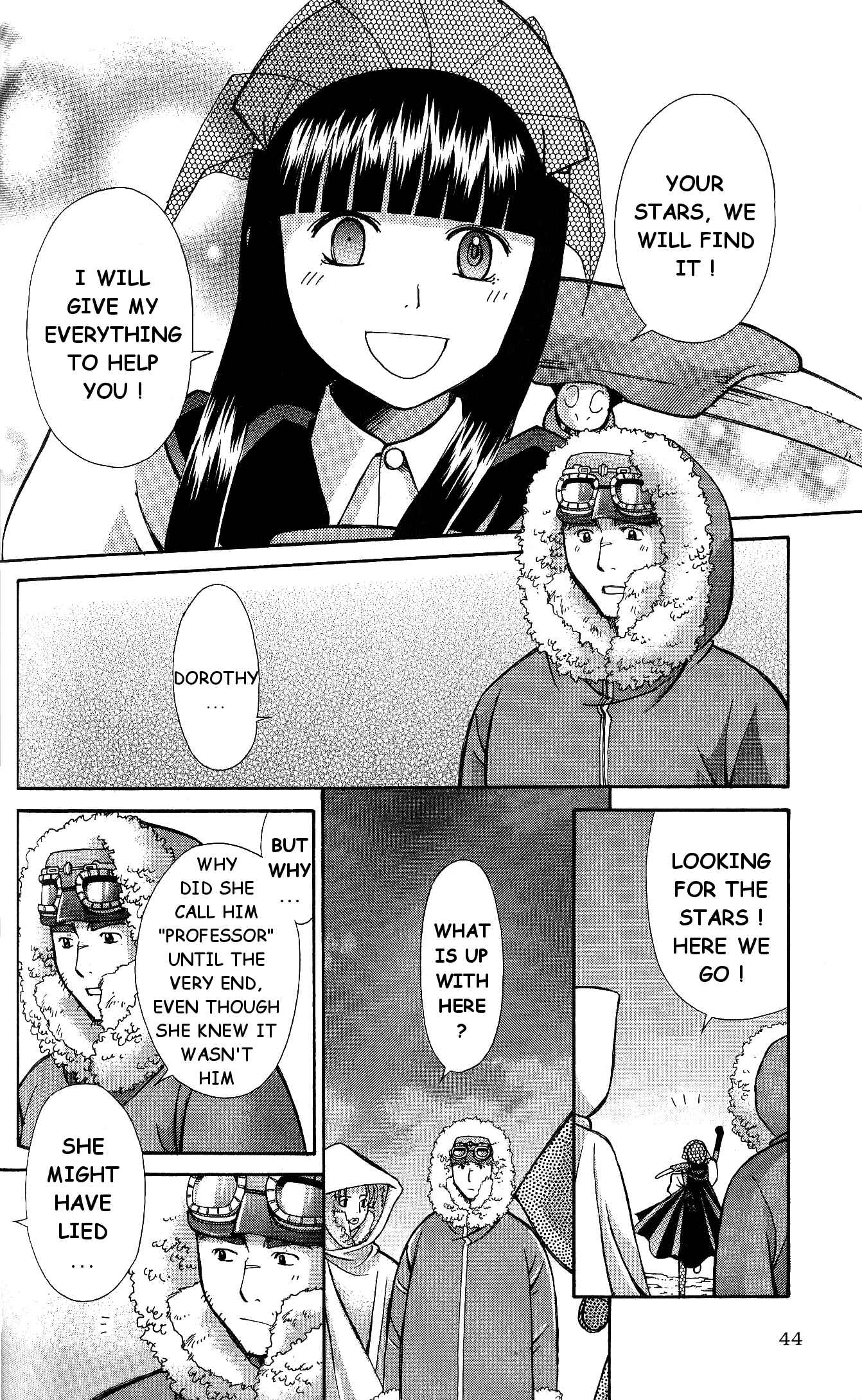 Page 44 Chapter 6 Ergo Proxy - Centzon Hitchers and Undertaker