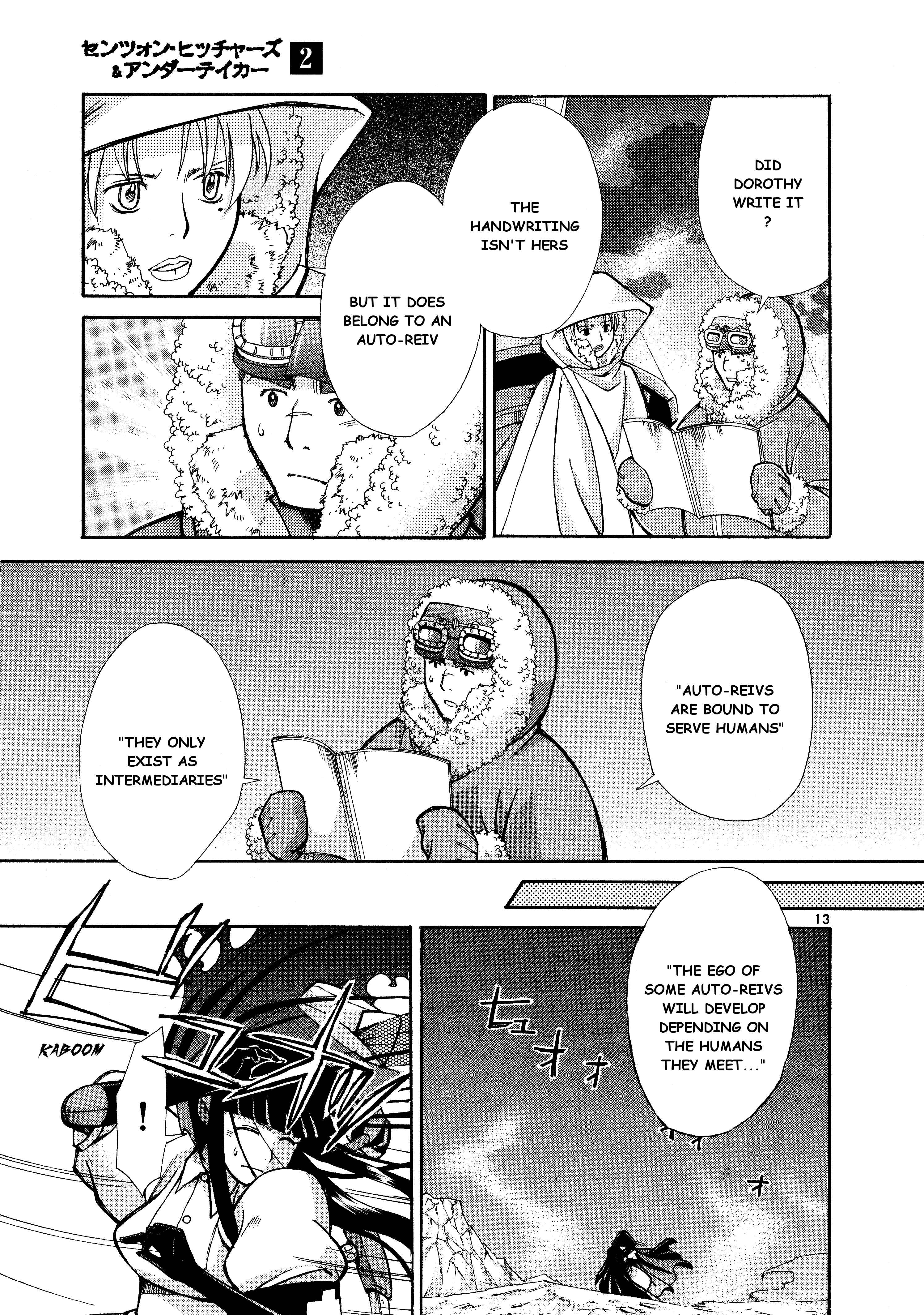 Page 14 Chapter 10 Ergo Proxy - Centzon Hitchers and Undertaker