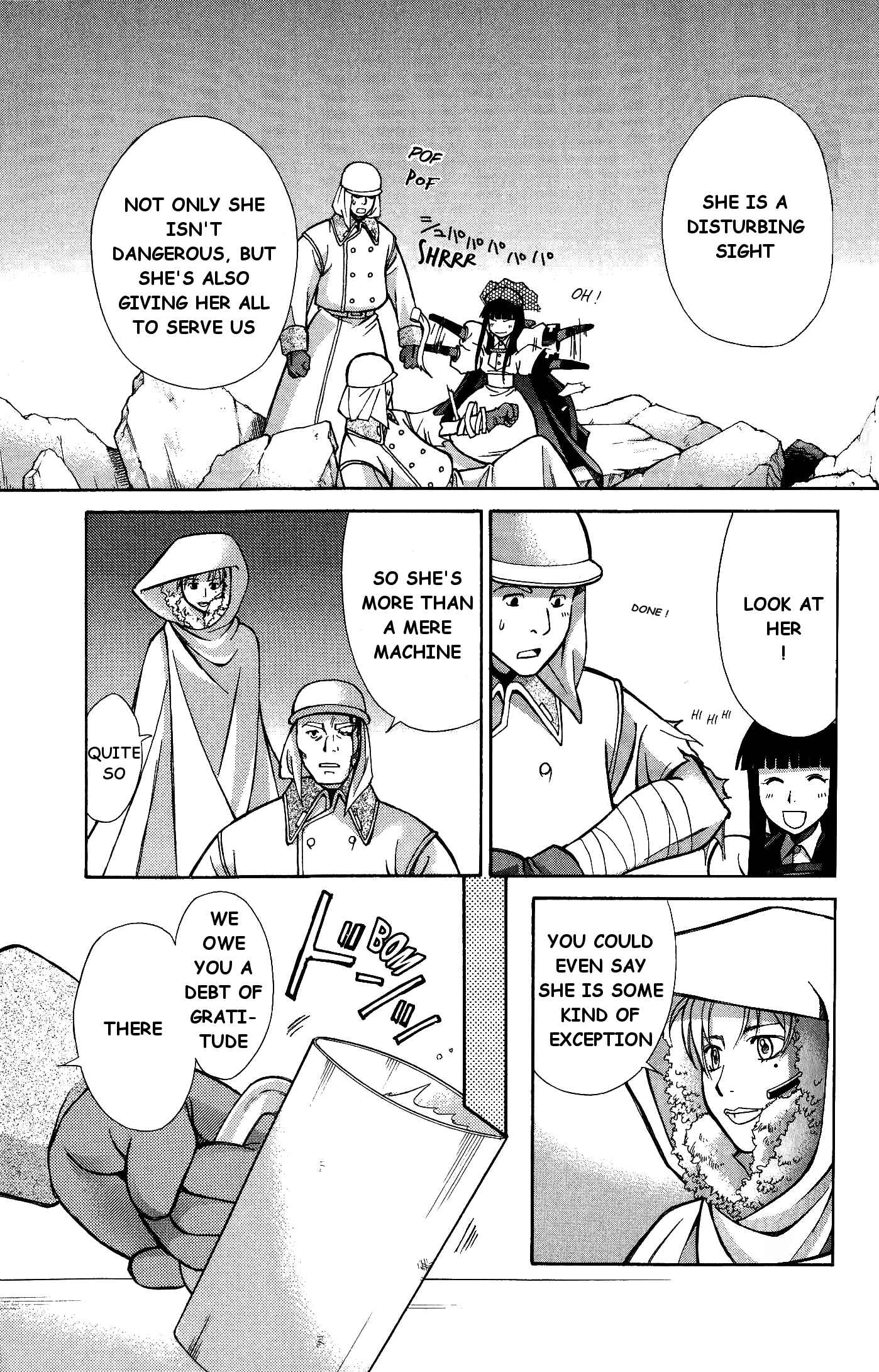 Page 27 Chapter 7 Ergo Proxy - Centzon Hitchers and Undertaker