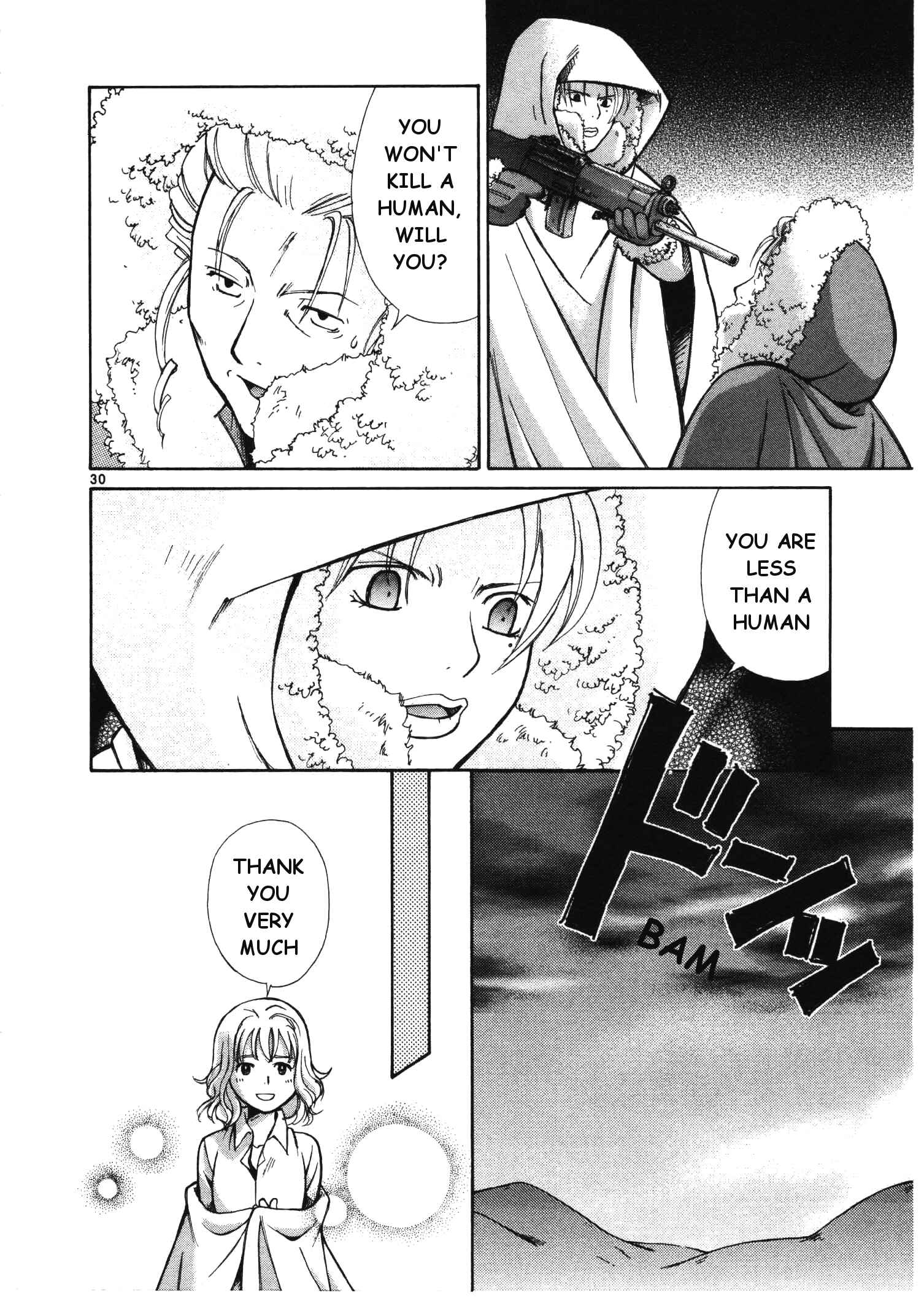 Page 31 Chapter 5 Ergo Proxy - Centzon Hitchers and Undertaker
