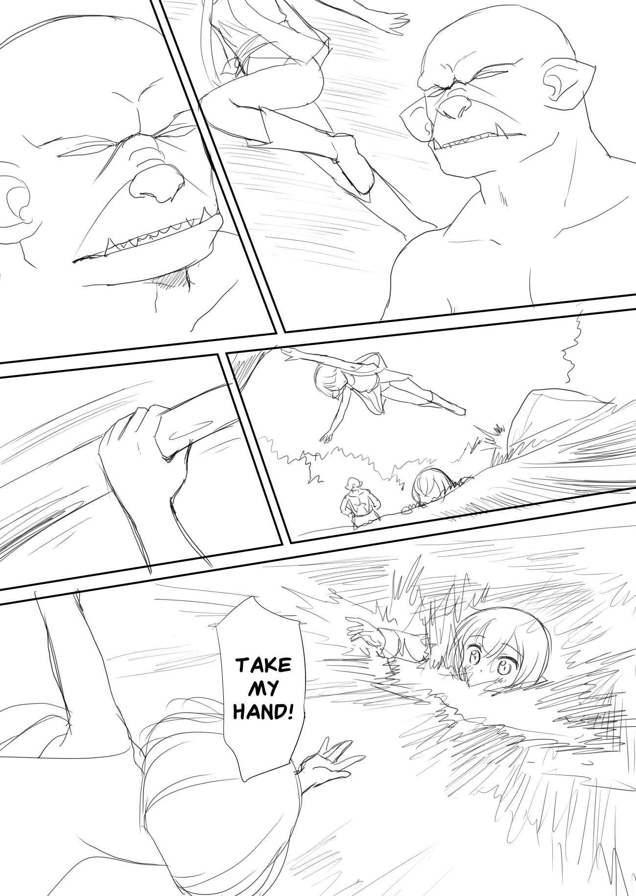 Page 10 Chapter 10.5 An  Orc and a Little Witch