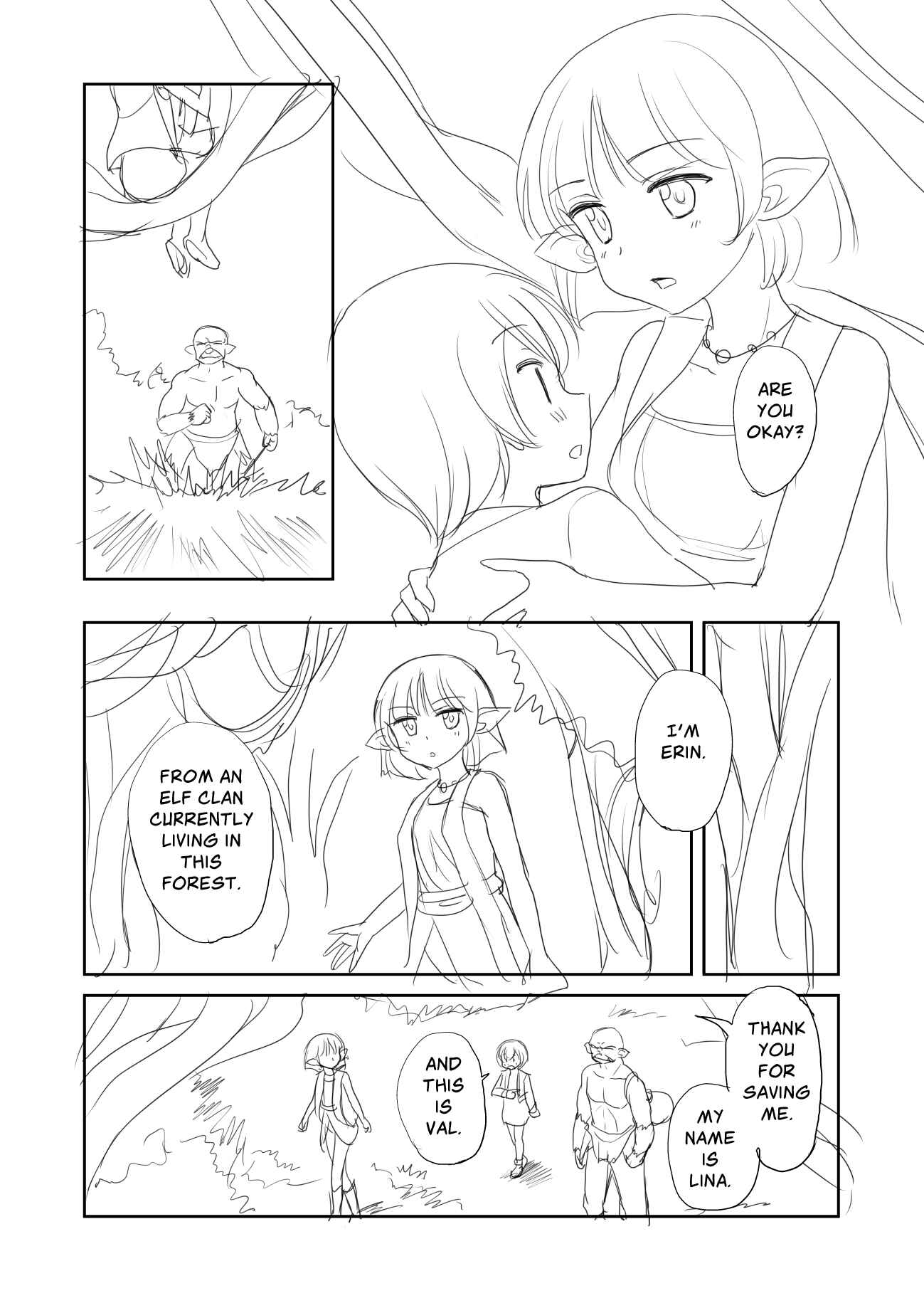 Page 12 Chapter 10.5 An  Orc and a Little Witch