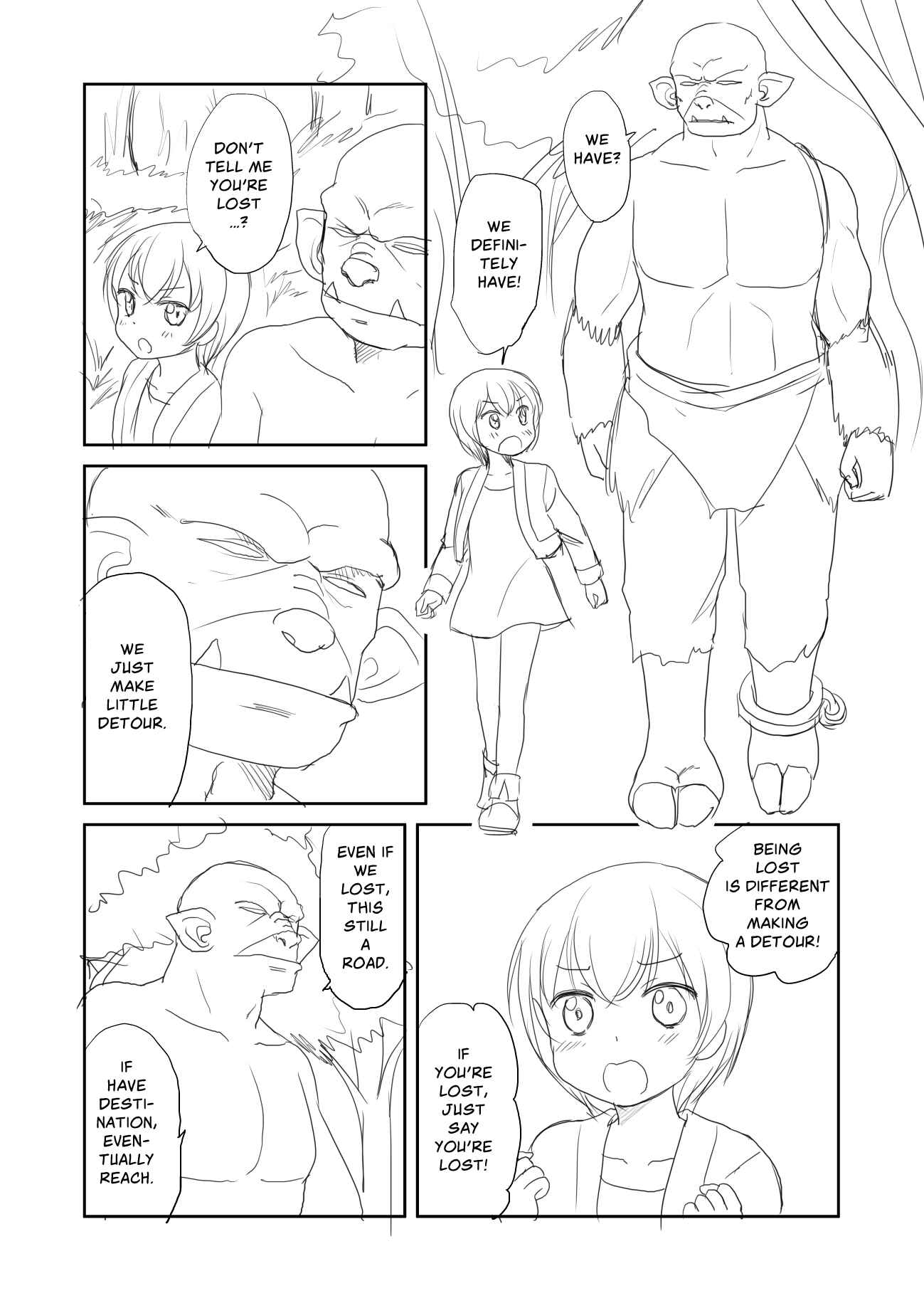 Page 6 Chapter 10.5 An  Orc and a Little Witch