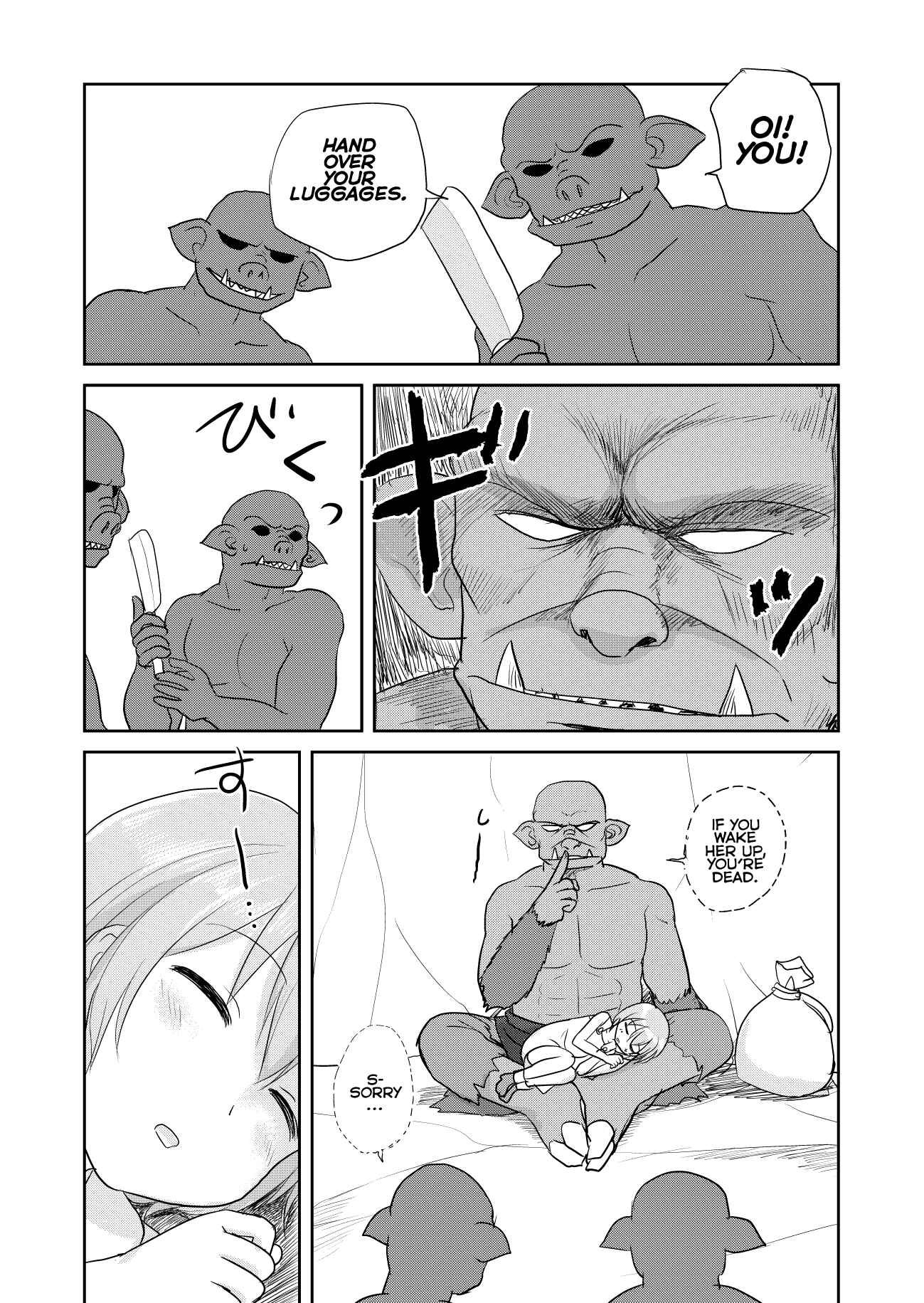 Page 1 Chapter 10.2 An  Orc and a Little Witch